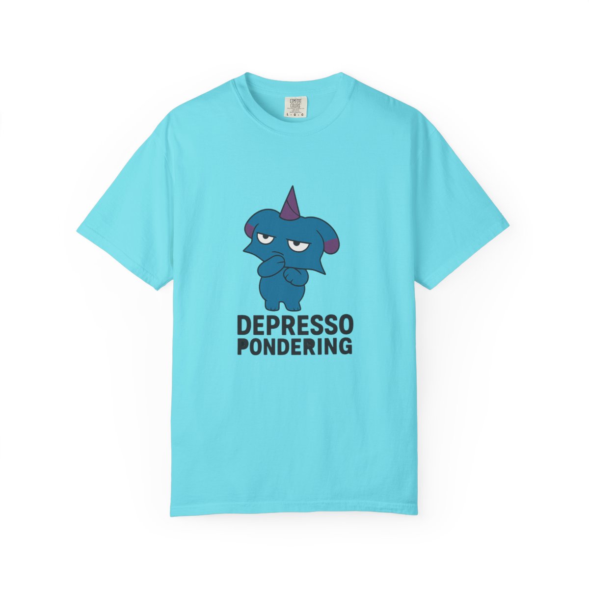 Depresso Pondering Palworld Funny T-Shirt - alternate angle 5, merchandise