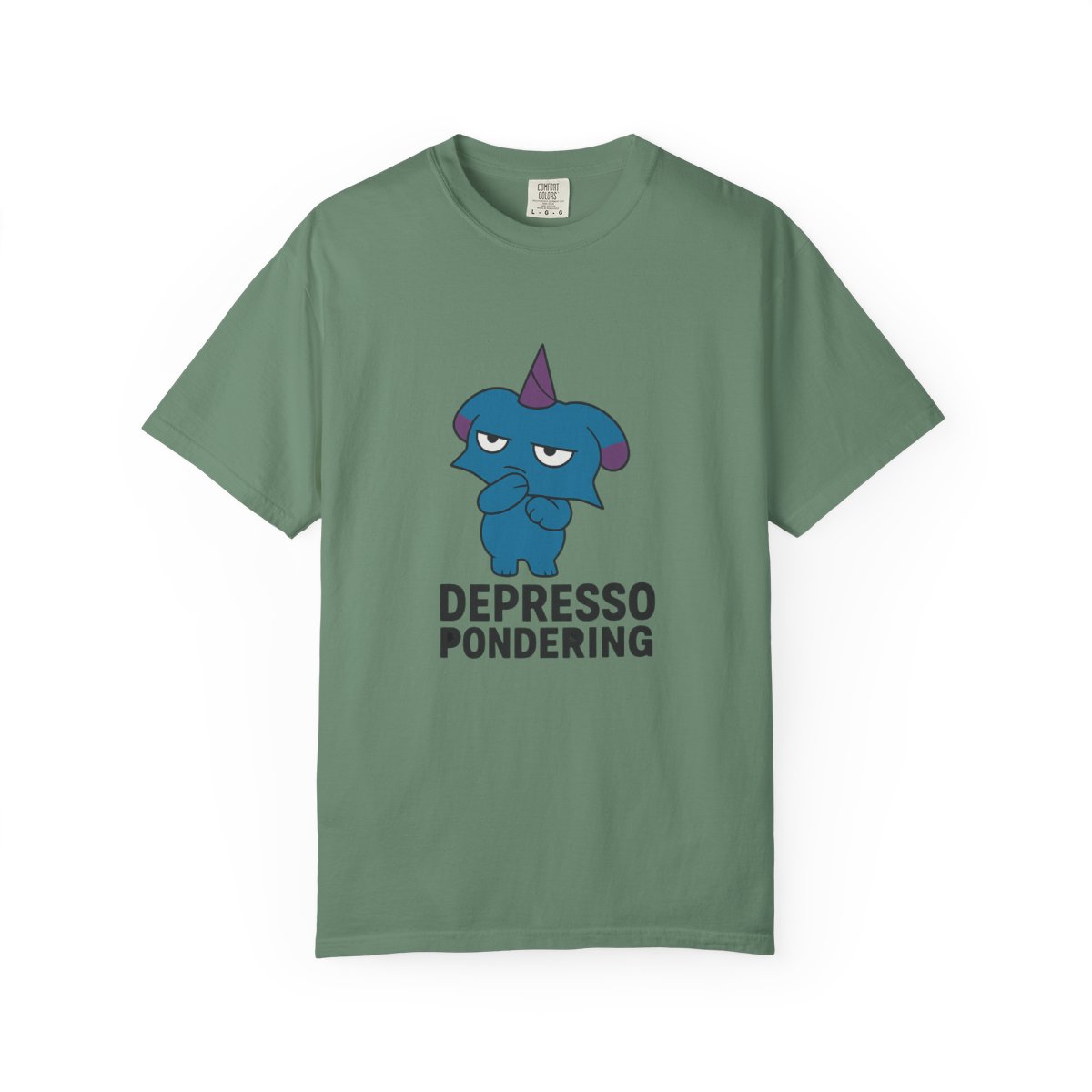 Depresso Pondering Palworld Funny T-Shirt - alternate angle 4, merchandise