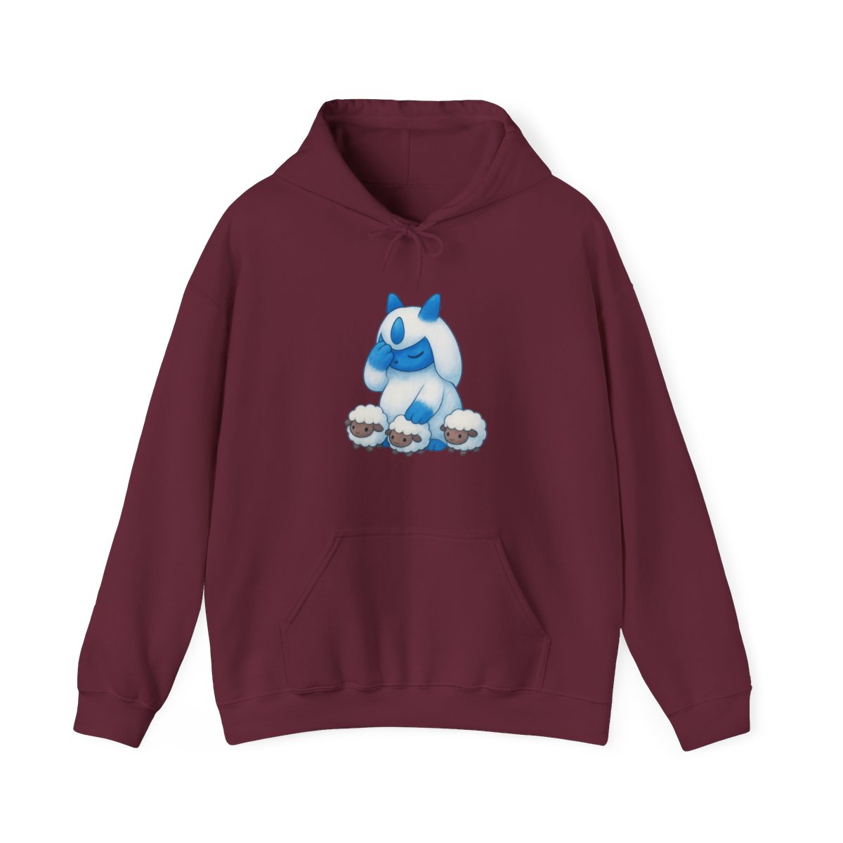 Lil Bo Lunaris and Lamball Palworld Hoodie - alternate angle 3, merchandise