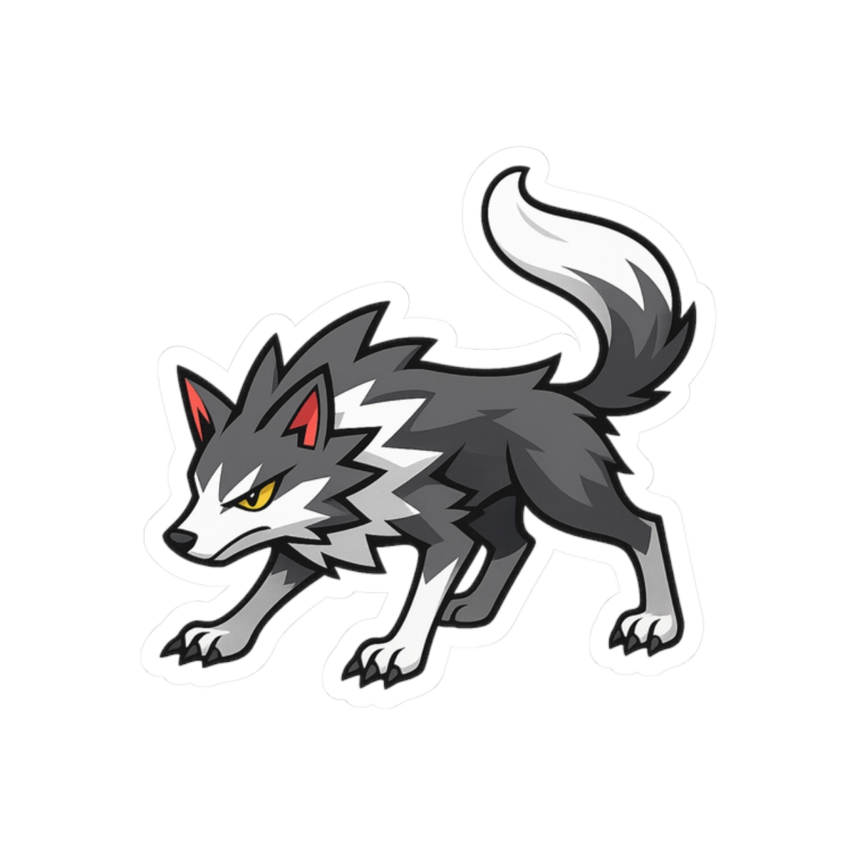 Direhowl Palworld Sticker | Cute Vinyl Decal - alternate angle 3, merchandise