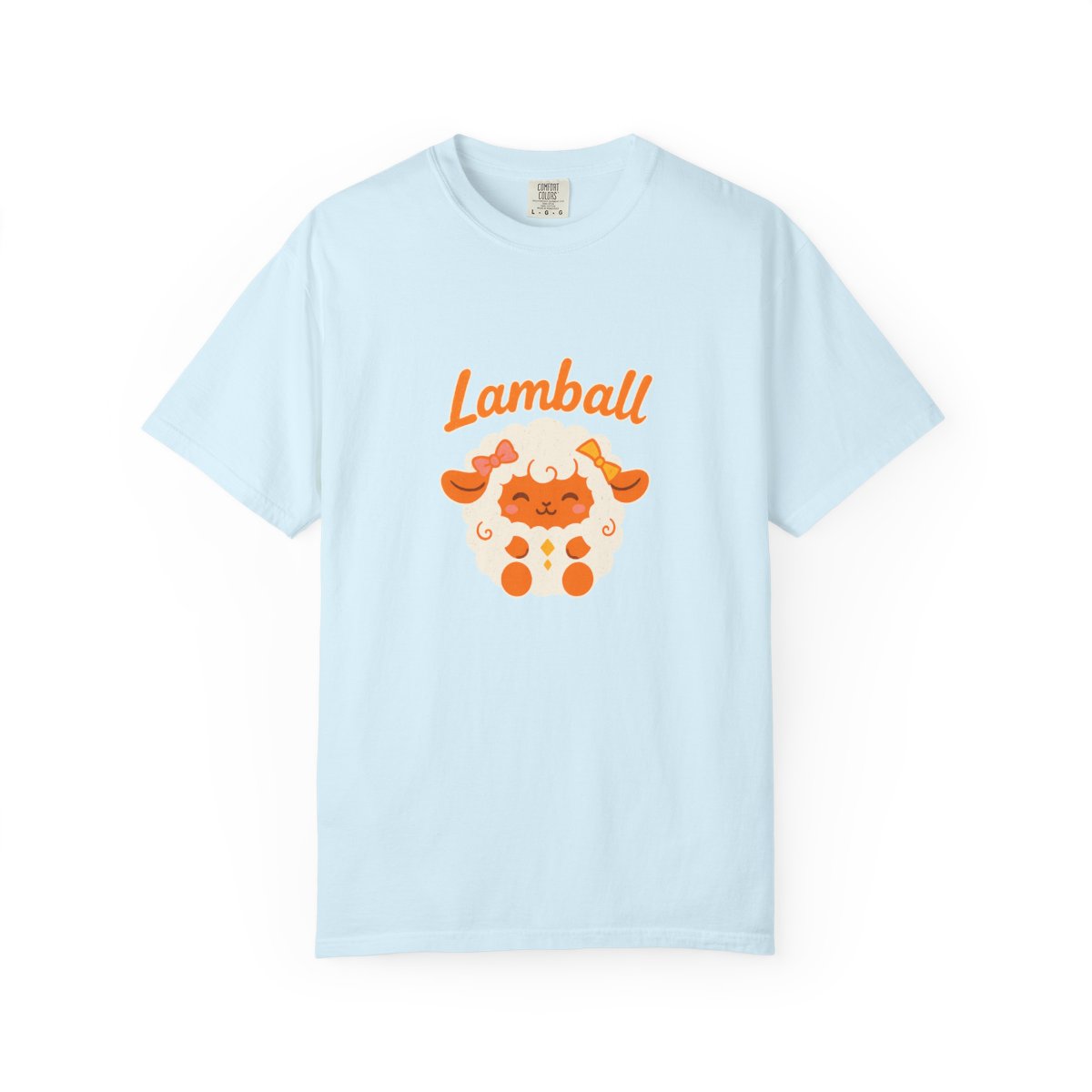 Adorable Lamball Palworld Creature T-Shirt - alternate angle 2, merchandise