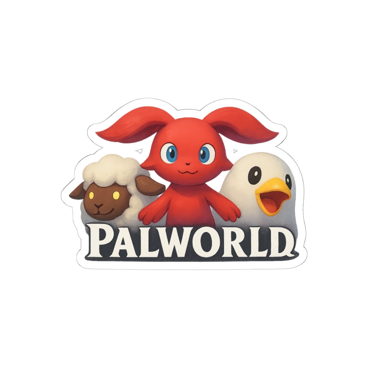 Palworld We're Looking at You Funny Sticker | Vinyl Decal