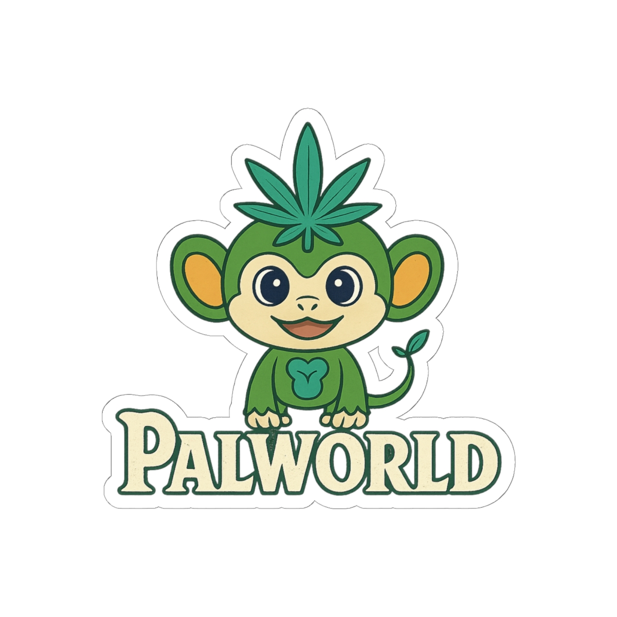 Tanzee Palworld Sticker | Cute Plant Pal Vinyl Decal