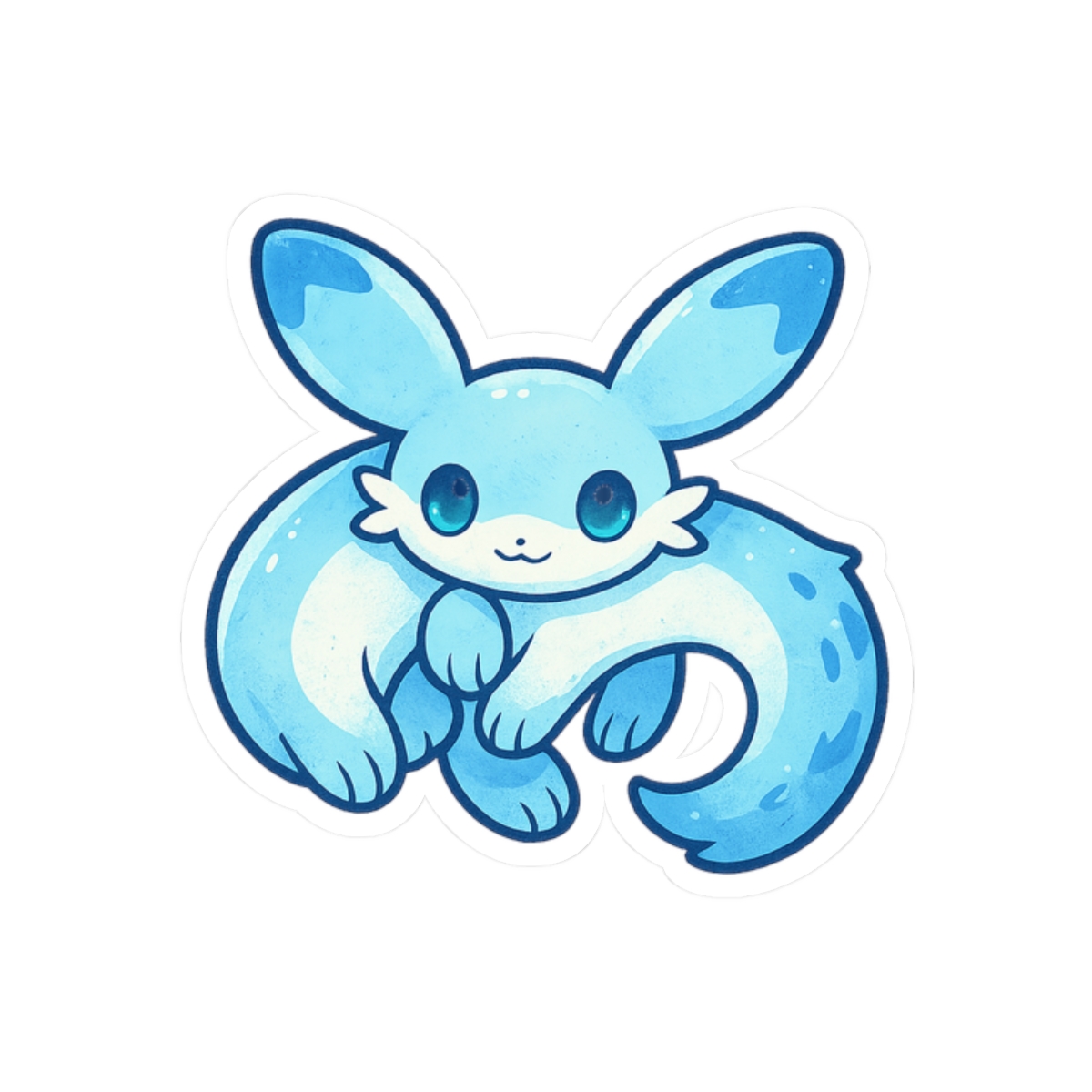 Chibi Chillet Palworld Sticker | Cute Vinyl Decal - alternate angle 3, merchandise
