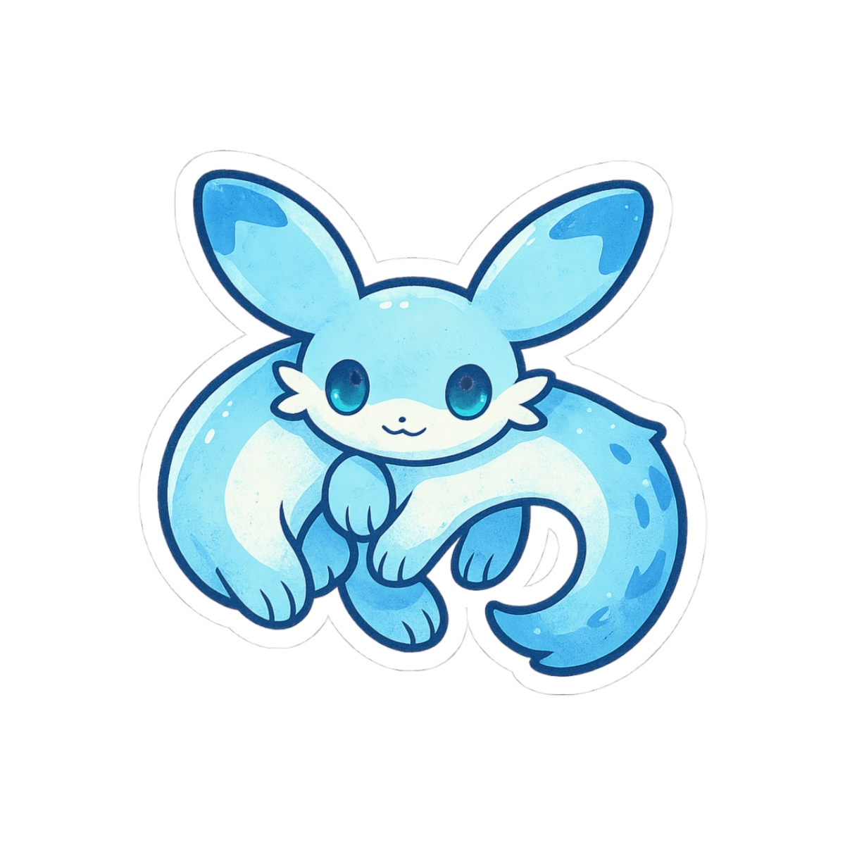 Chibi Chillet Palworld Sticker | Cute Vinyl Decal - alternate angle 1, merchandise