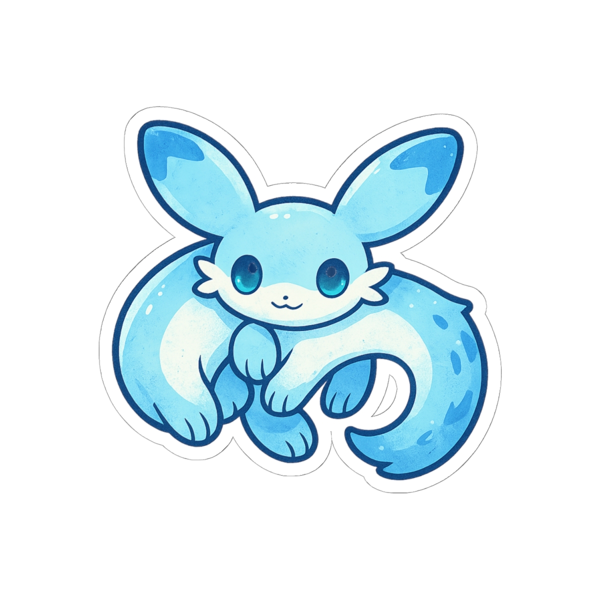 Chibi Chillet Palworld Sticker | Cute Vinyl Decal - alternate angle 2, merchandise
