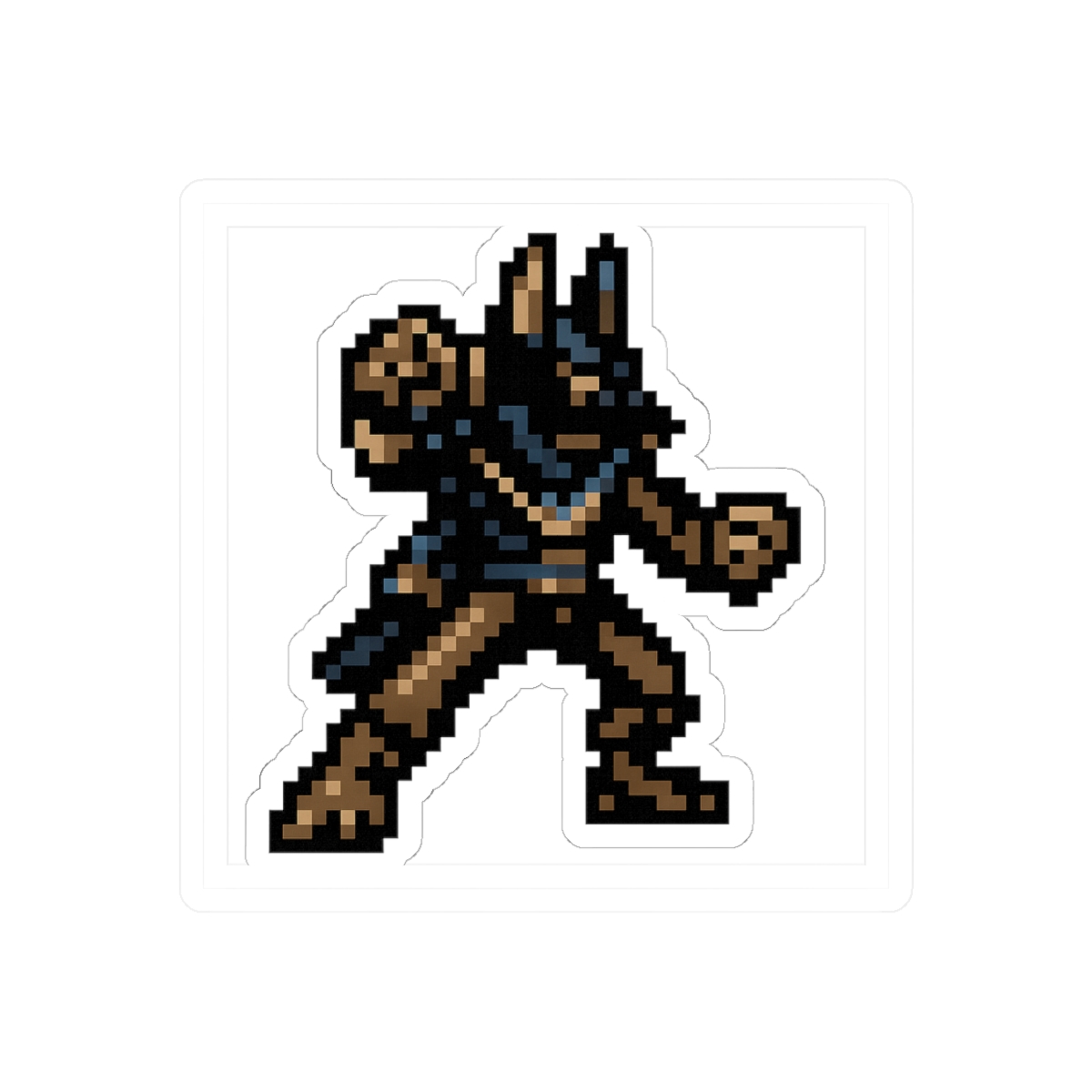 Retro Pixel Pals Anubis Sticker | Cute 8-Bit Decal