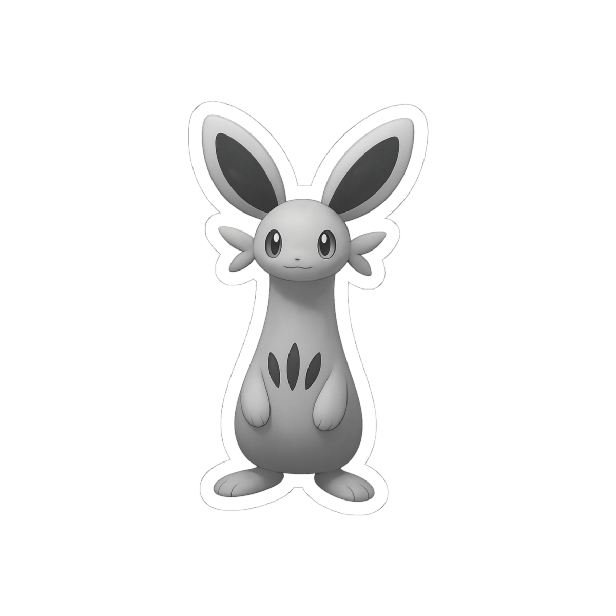 Chillet Palworld Sticker | Cute Fluffy Ice Pal Vinyl Decal - alternate angle 2, merchandise