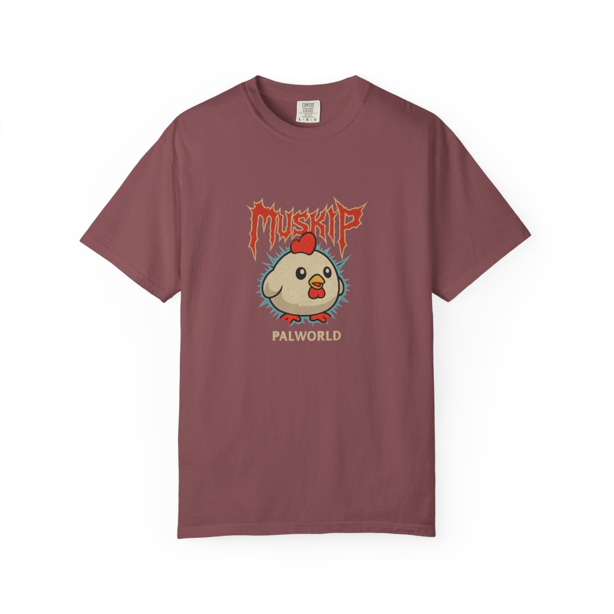 Chikipi Heavy Metal Portrait Palworld T-Shirt - Official T-Shirts merchandise
