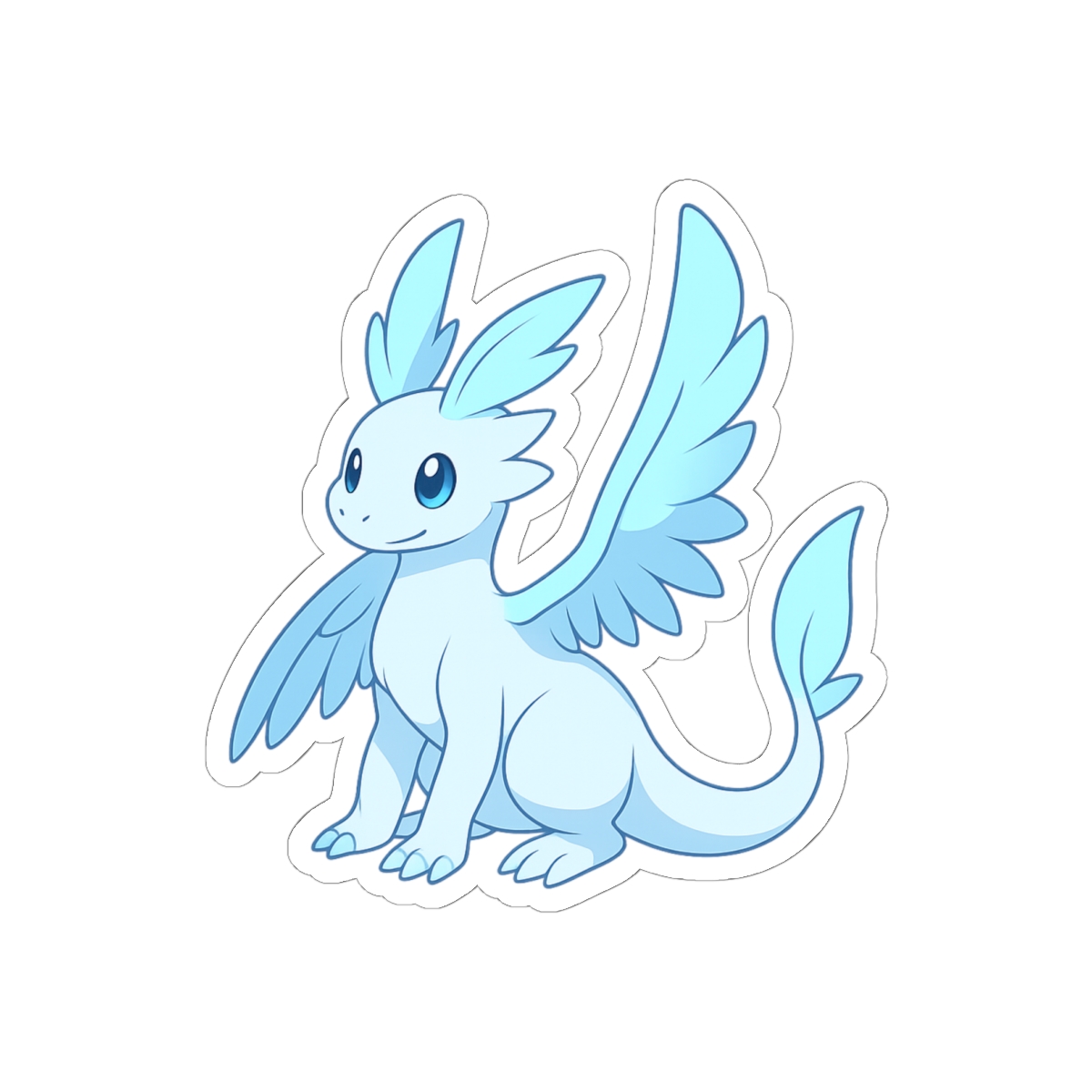 Adorable Baby Quivern Sticker | Cute Pokémon Vinyl Decal