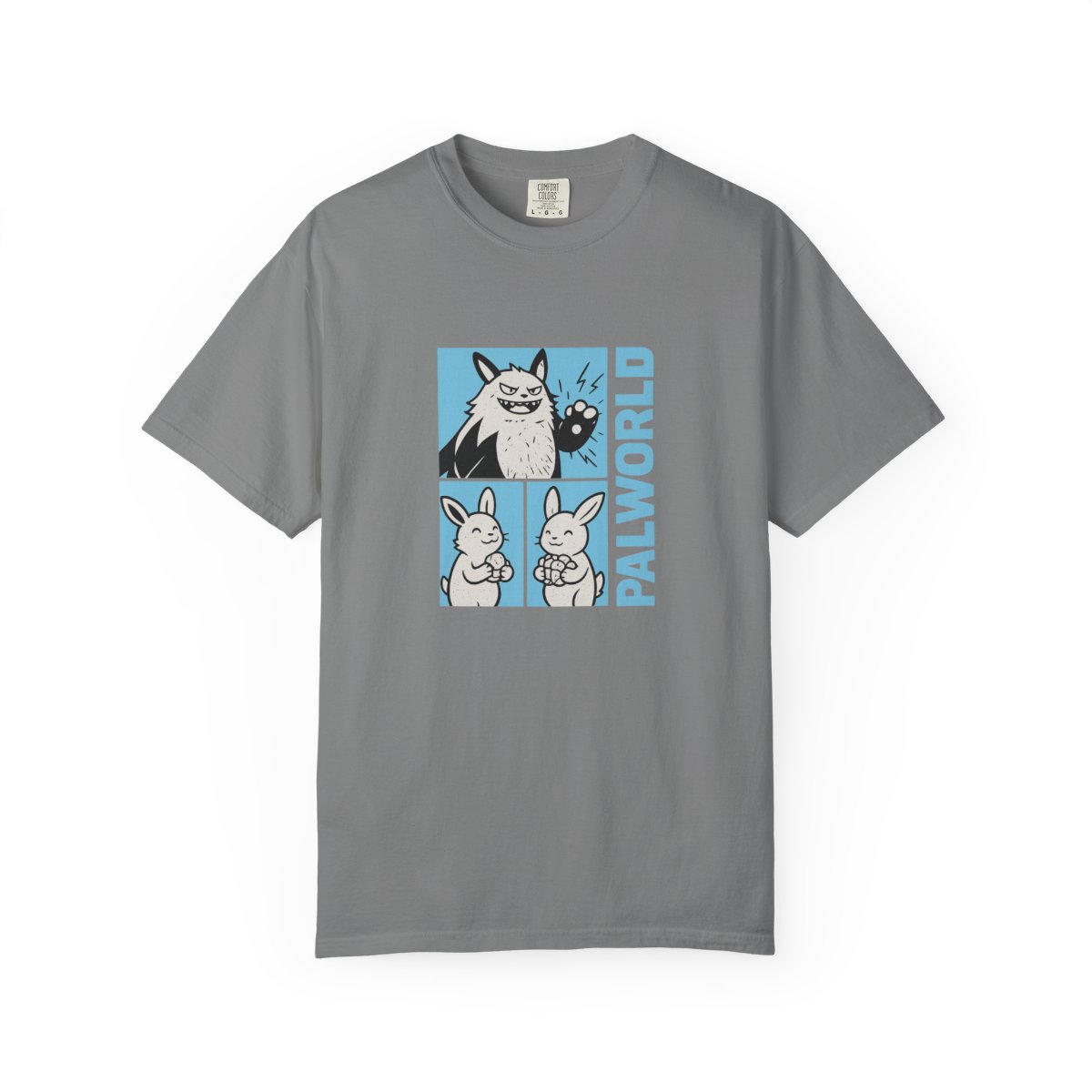 Palworld Character Collage Black and White T-Shirt - Official T-Shirts merchandise