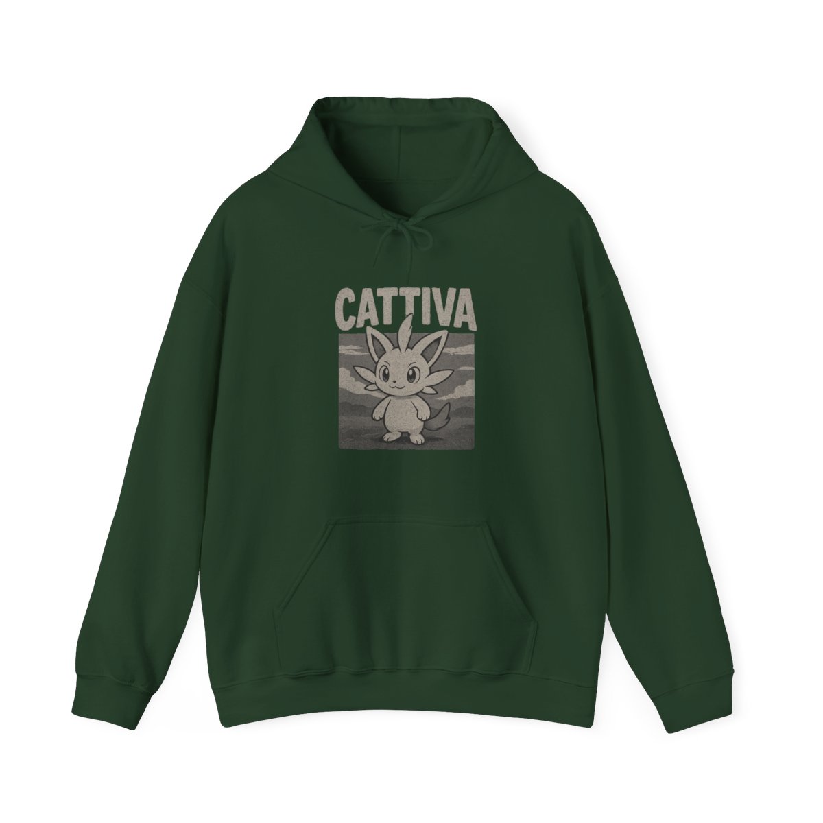 Palworld Cattiva Nature Portrait Pullover Hoodie