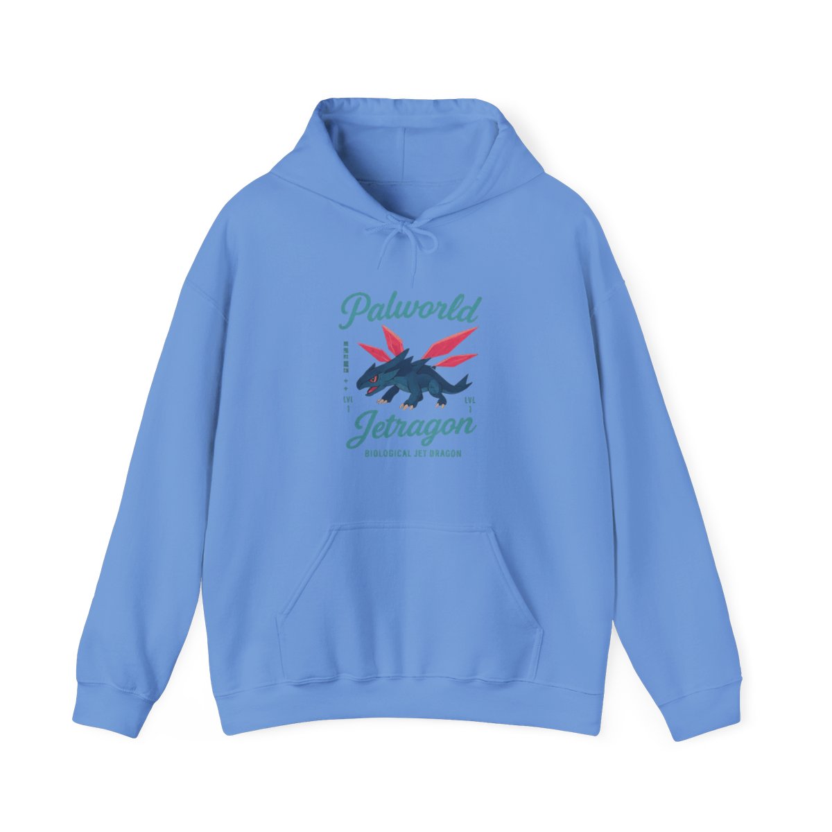 Jetragon Palworld Merch Hoodie | Pal Fan Gift Graphic Back Print