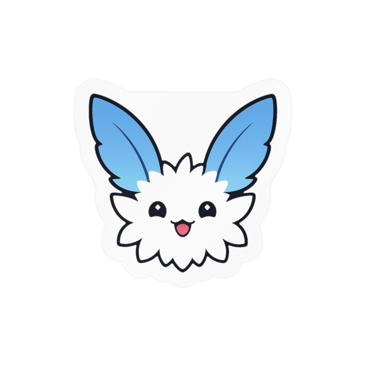 Quivern Smile Sticker | Cute Vinyl Decal - alternate angle 3, merchandise