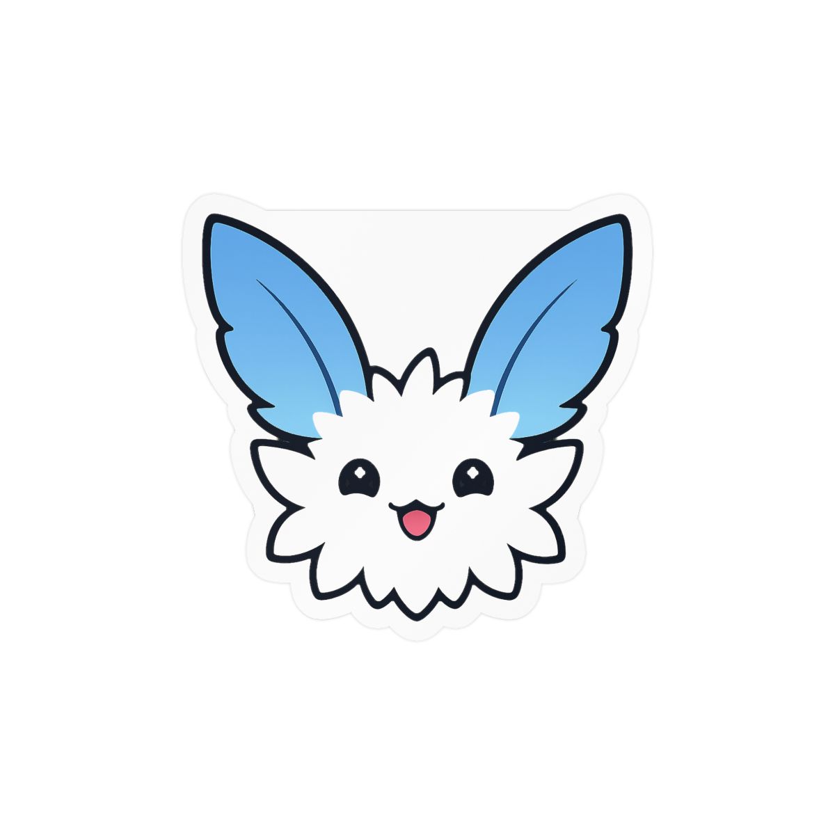Quivern Smile Sticker | Cute Vinyl Decal - alternate angle 1, merchandise