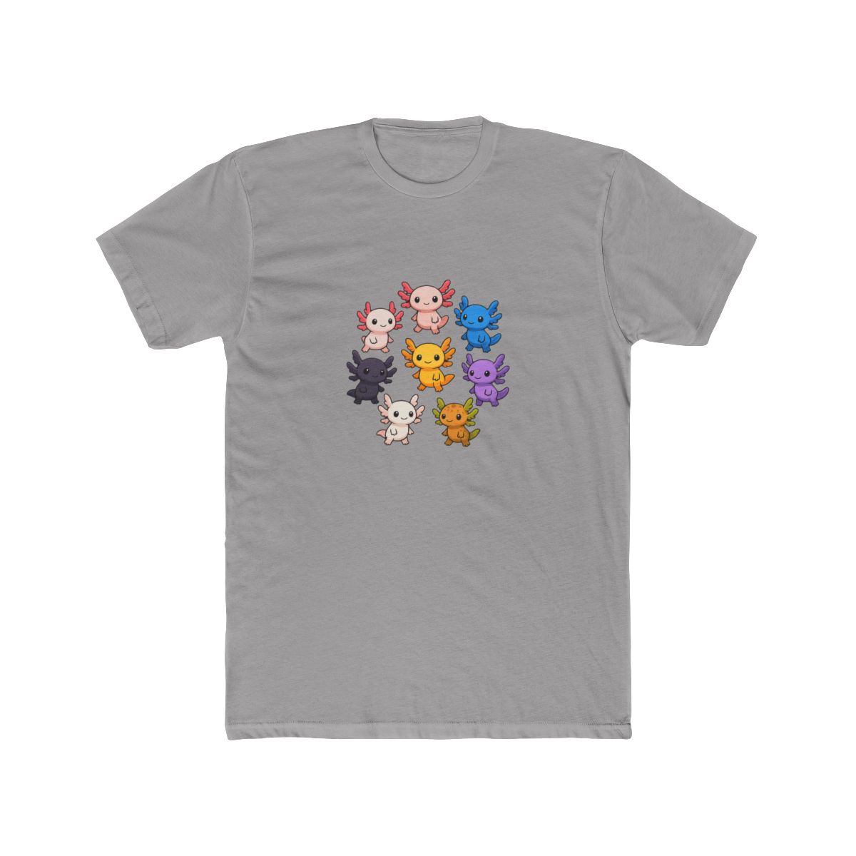 Kawaii Axolotls Around the World T Shirt - alternate angle 4, merchandise