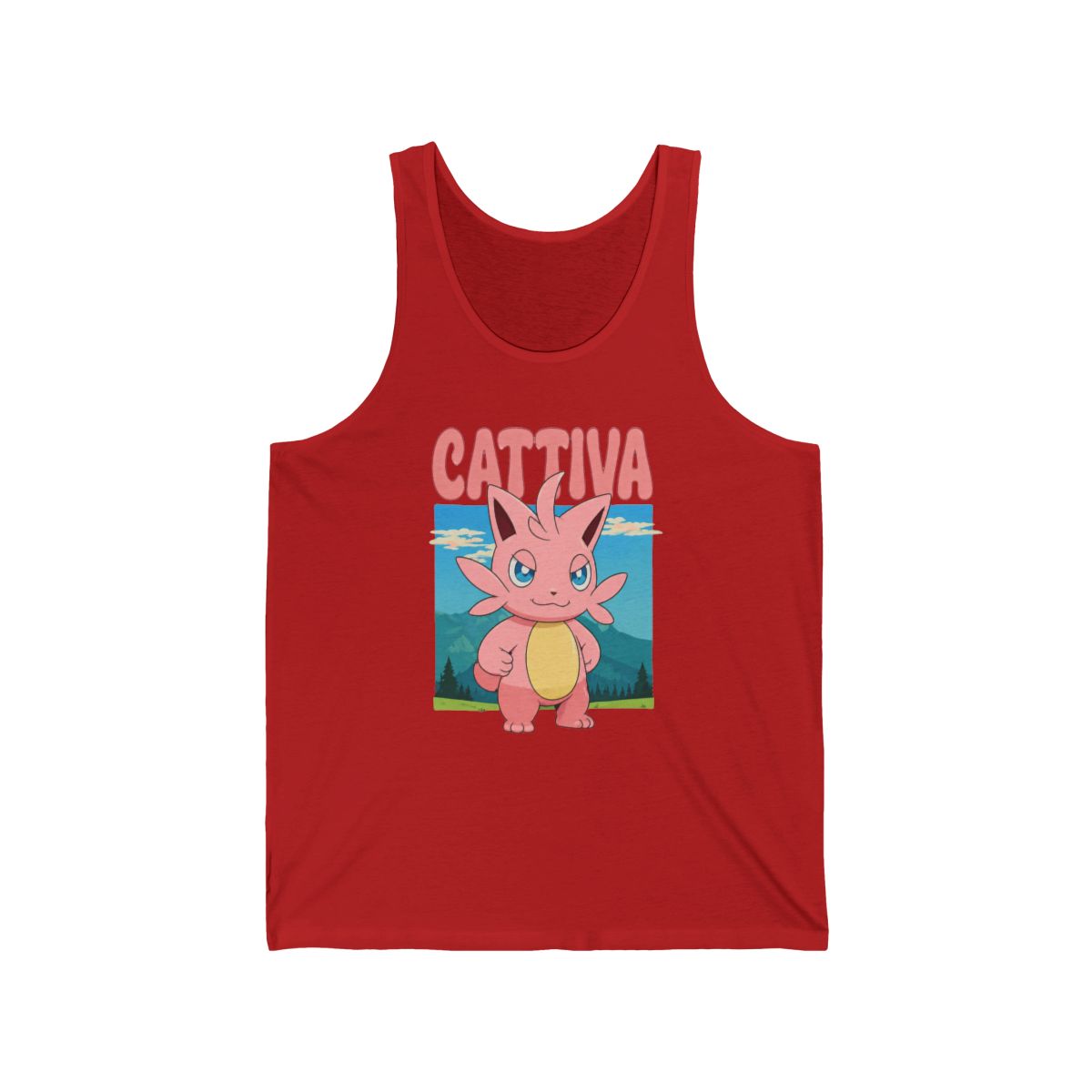 Palworld Cattiva Nature Scene Character Portrait Video Game Tank Top