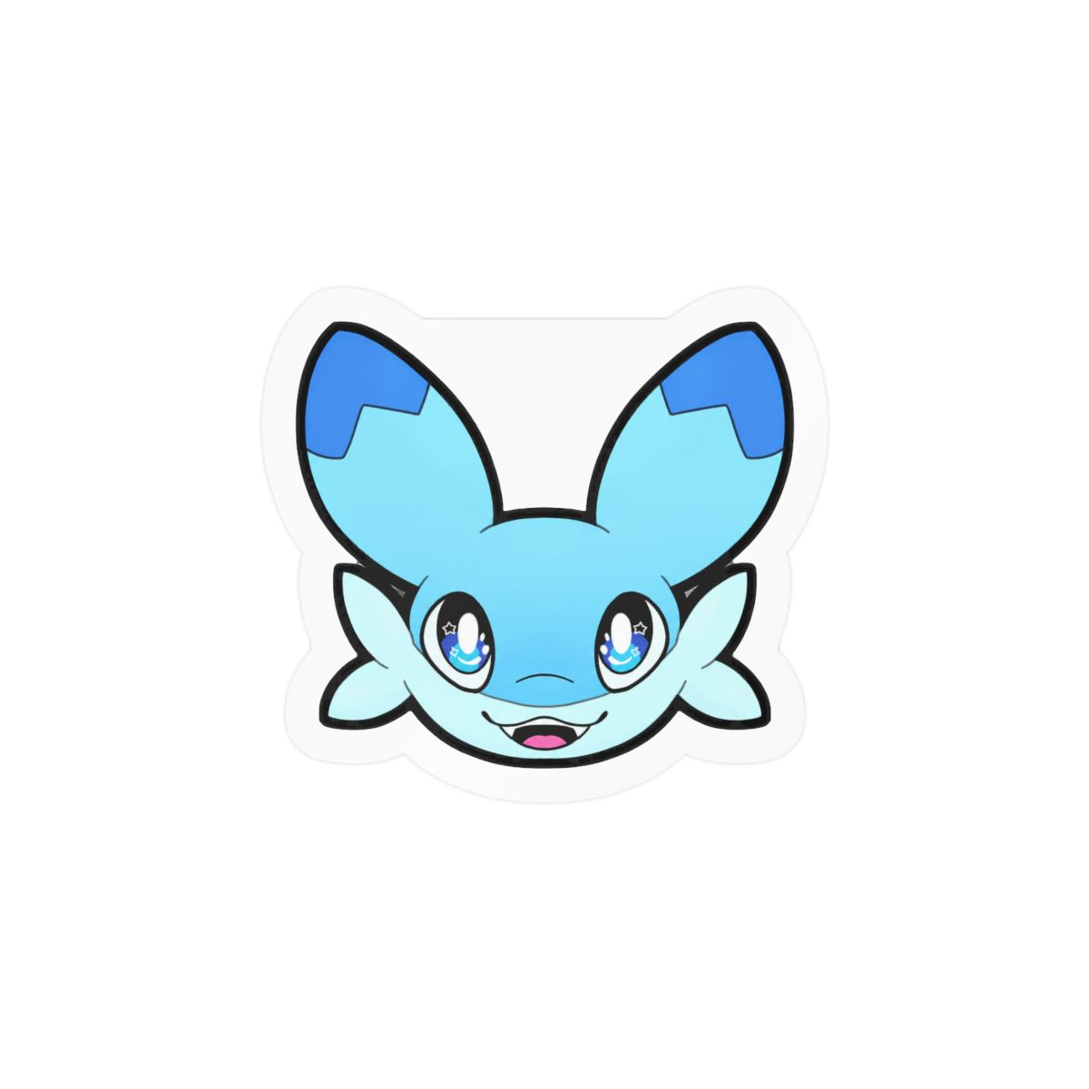 Chillet Smile Cute Vinyl Sticker Decal | Chill Vibes Laptop Essential - alternate angle 1, merchandise