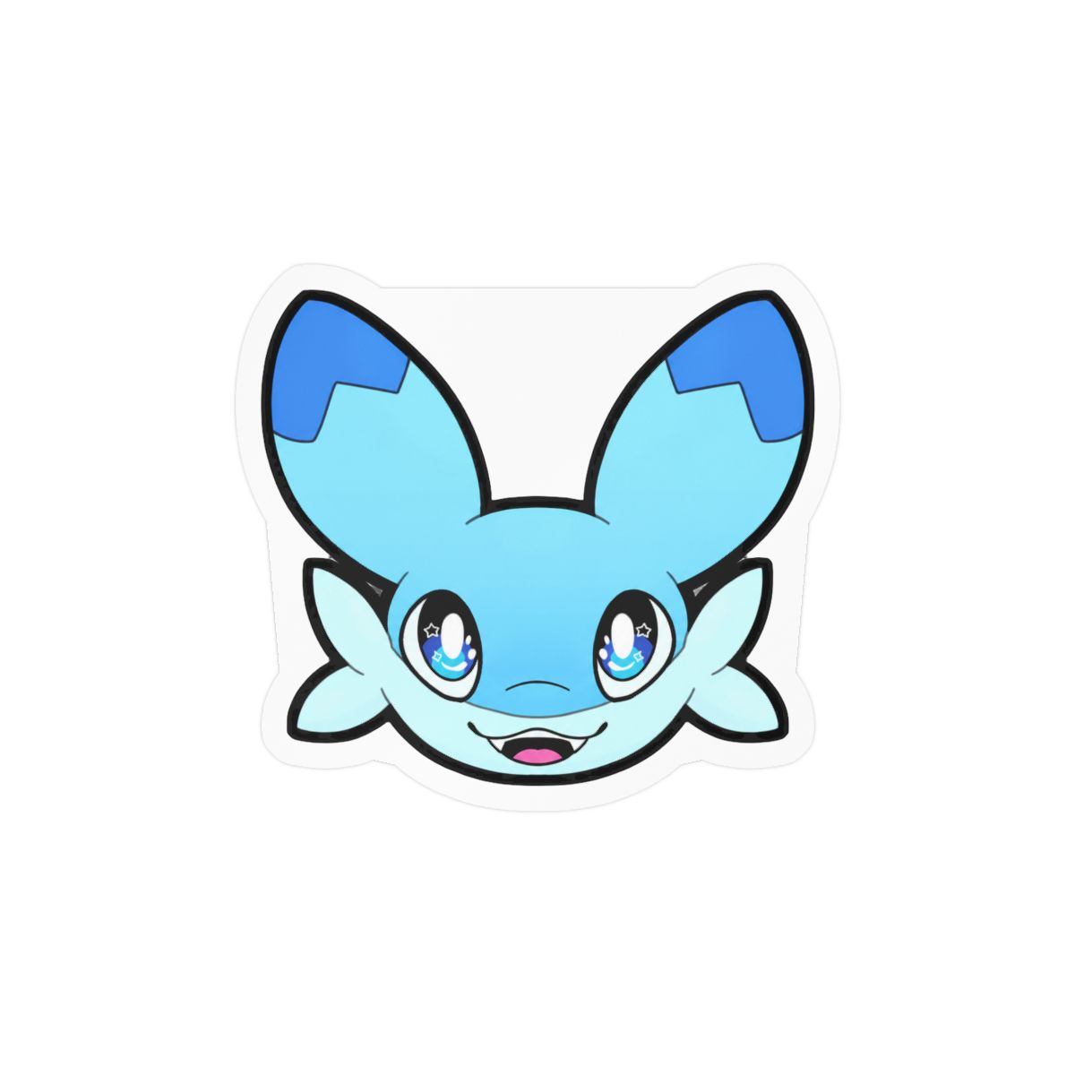 Chillet Smile Cute Vinyl Sticker Decal | Chill Vibes Laptop Essential - alternate angle 2, merchandise