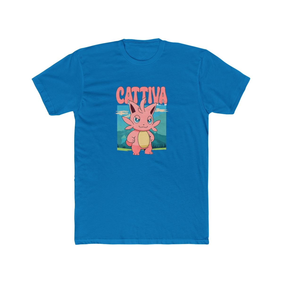 Palworld Cattiva Nature Scene Character Portrait Video Game T Shirt