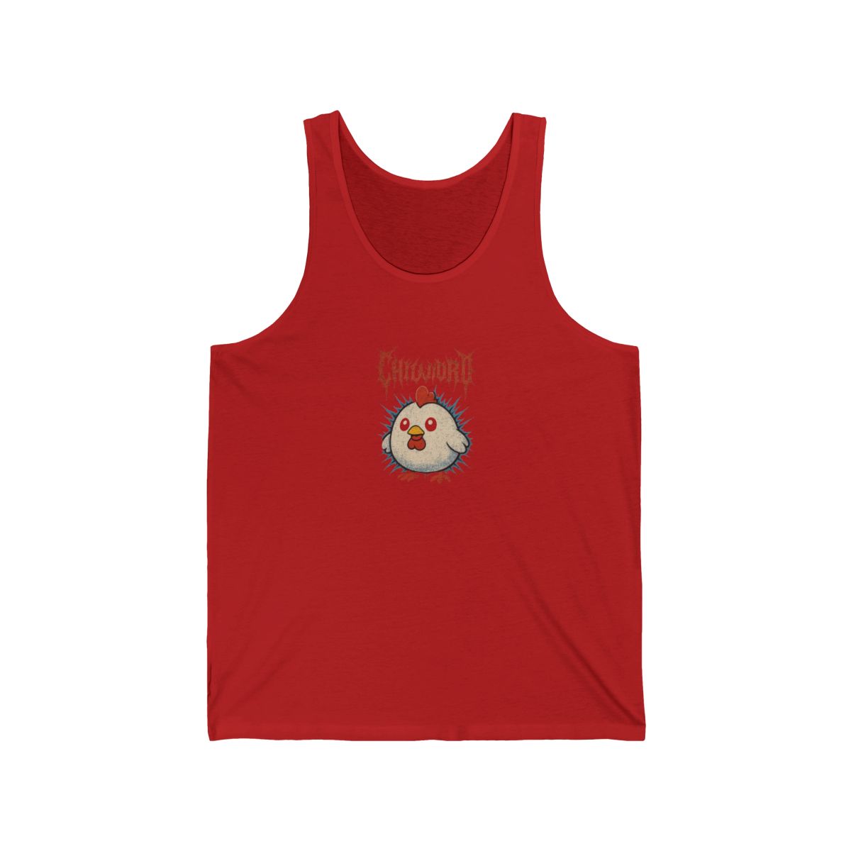 Chikipi Heavy Metal Portrait Palworld Tank Top - alternate angle 4, merchandise