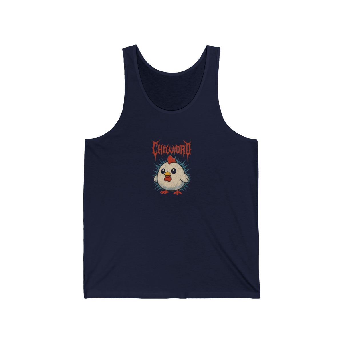 Chikipi Heavy Metal Portrait Palworld Tank Top - alternate angle 3, merchandise