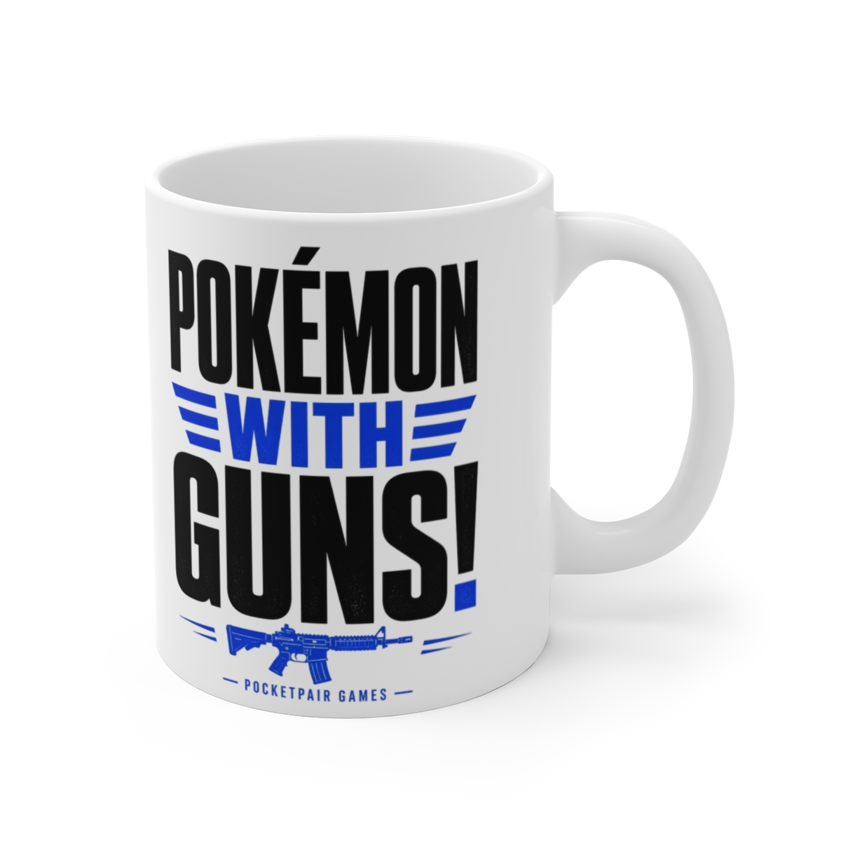 Palworld "Pokémon With Guns!" White Mug