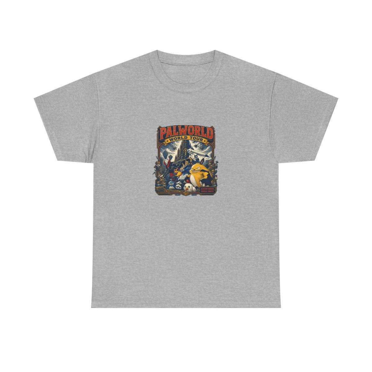 Palworld "Palworld World Tour" Unisex Tee - alternate angle 2, merchandise