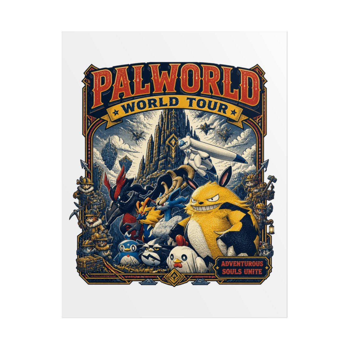 Palworld "Palworld World Tour" Poster