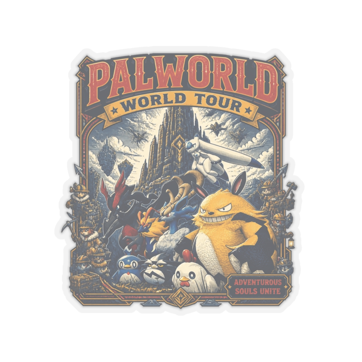 Palworld "Palworld World Tour" Sticker