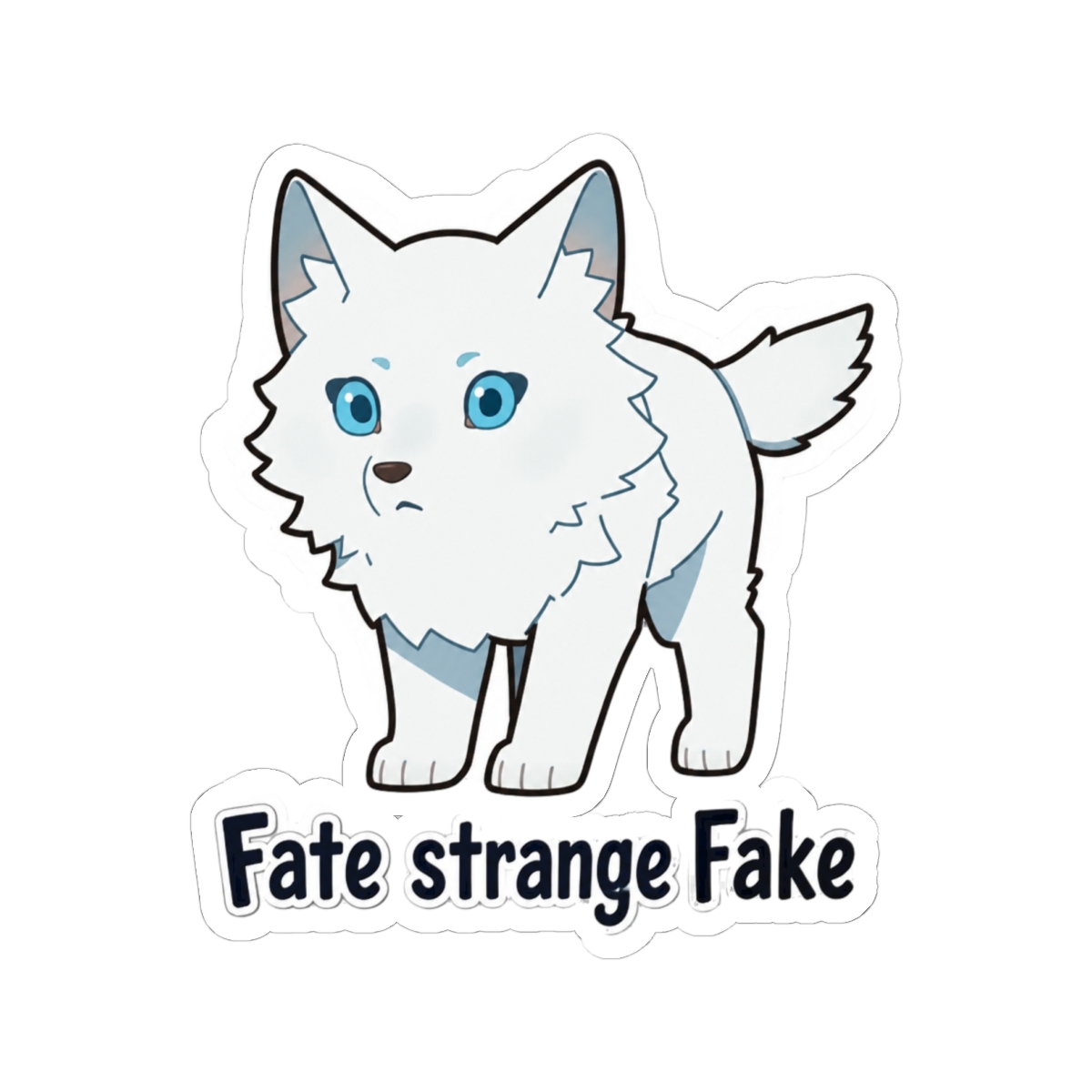 Fate/strange Fake Silver Wolf Chimera Sticker (22018M)