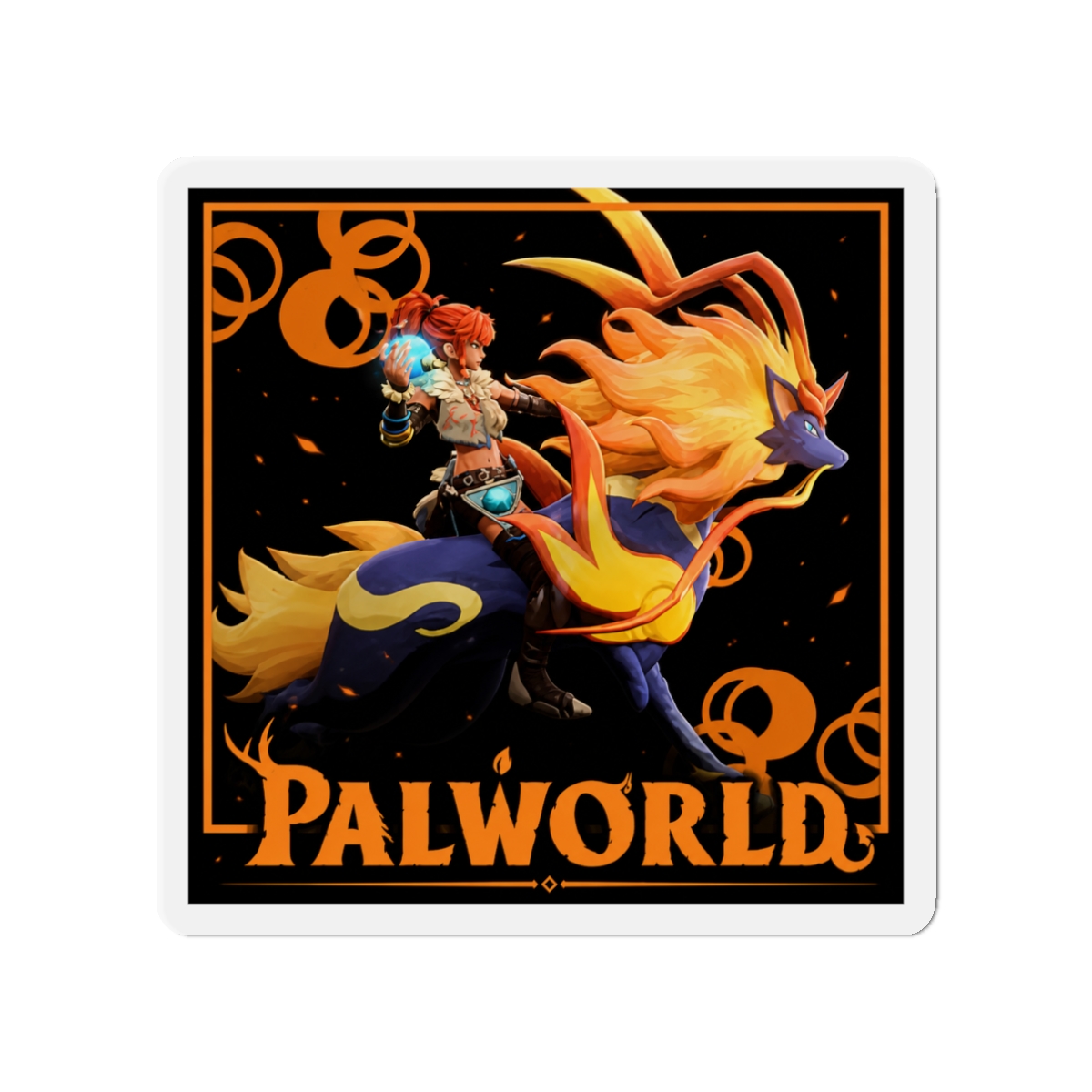 Palword - Pyrin Magnet - alternate angle 1, merchandise