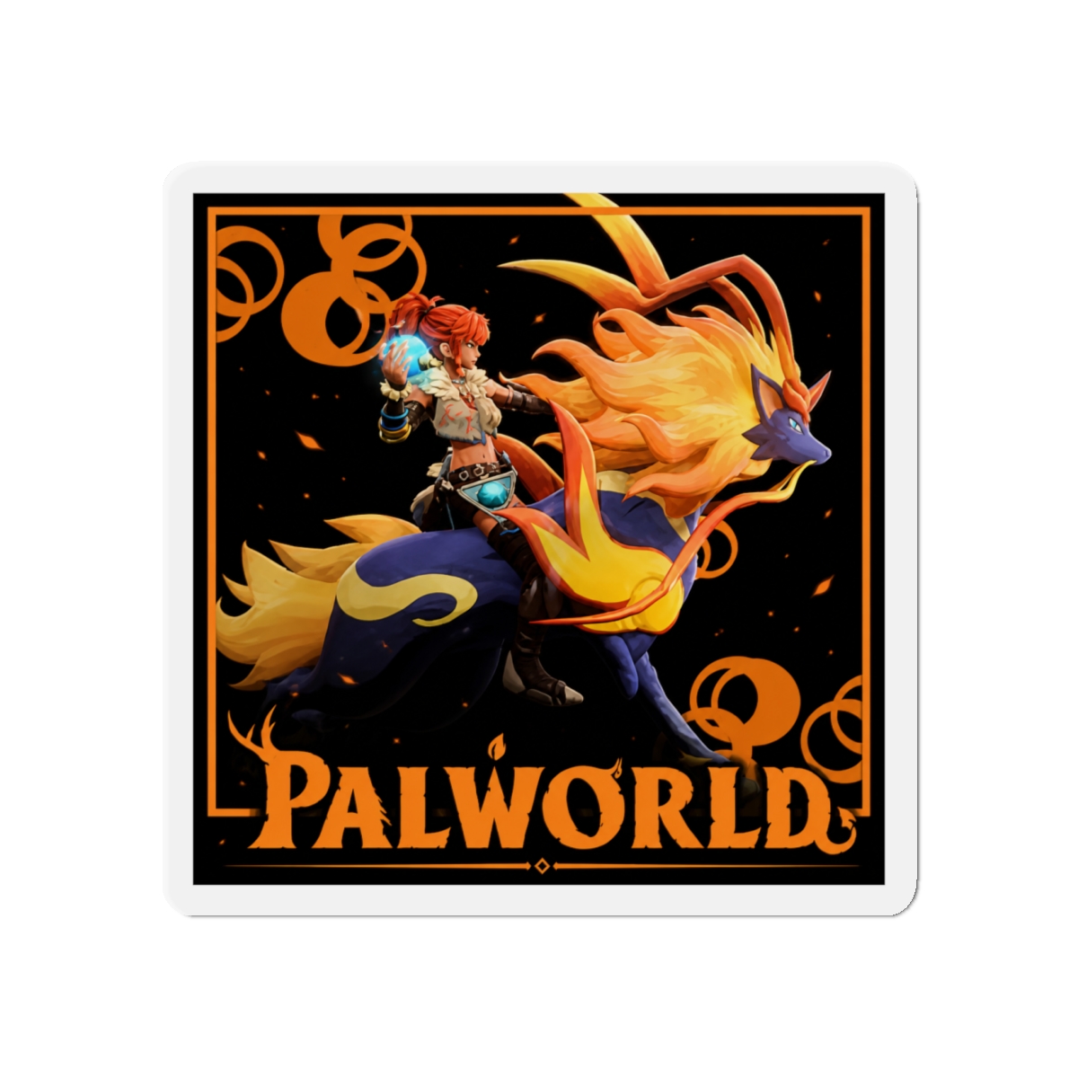 Palword - Pyrin Magnet - alternate angle 2, merchandise