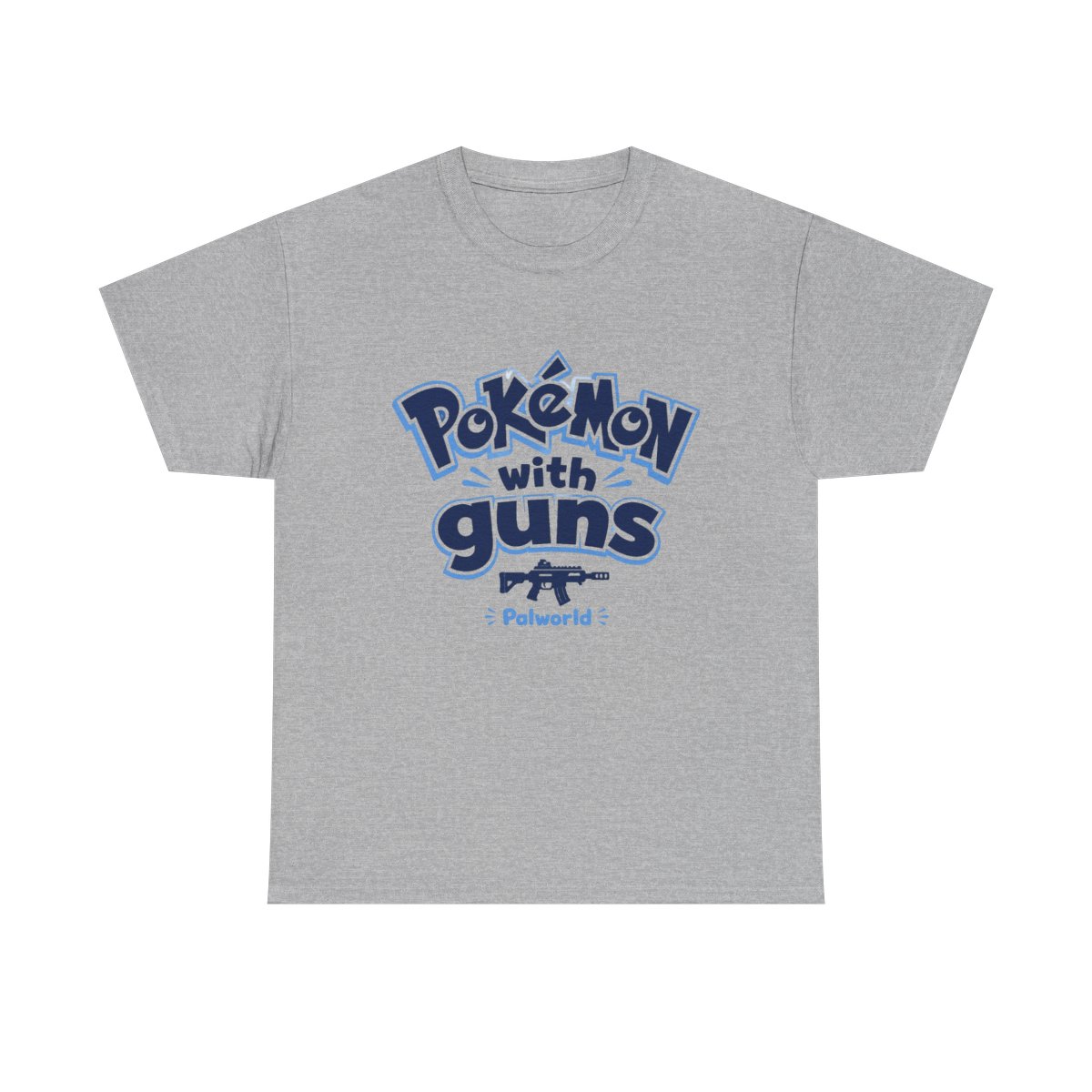 Palworld "Pokémon with guns" Unisex Tee - alternate angle 2, merchandise