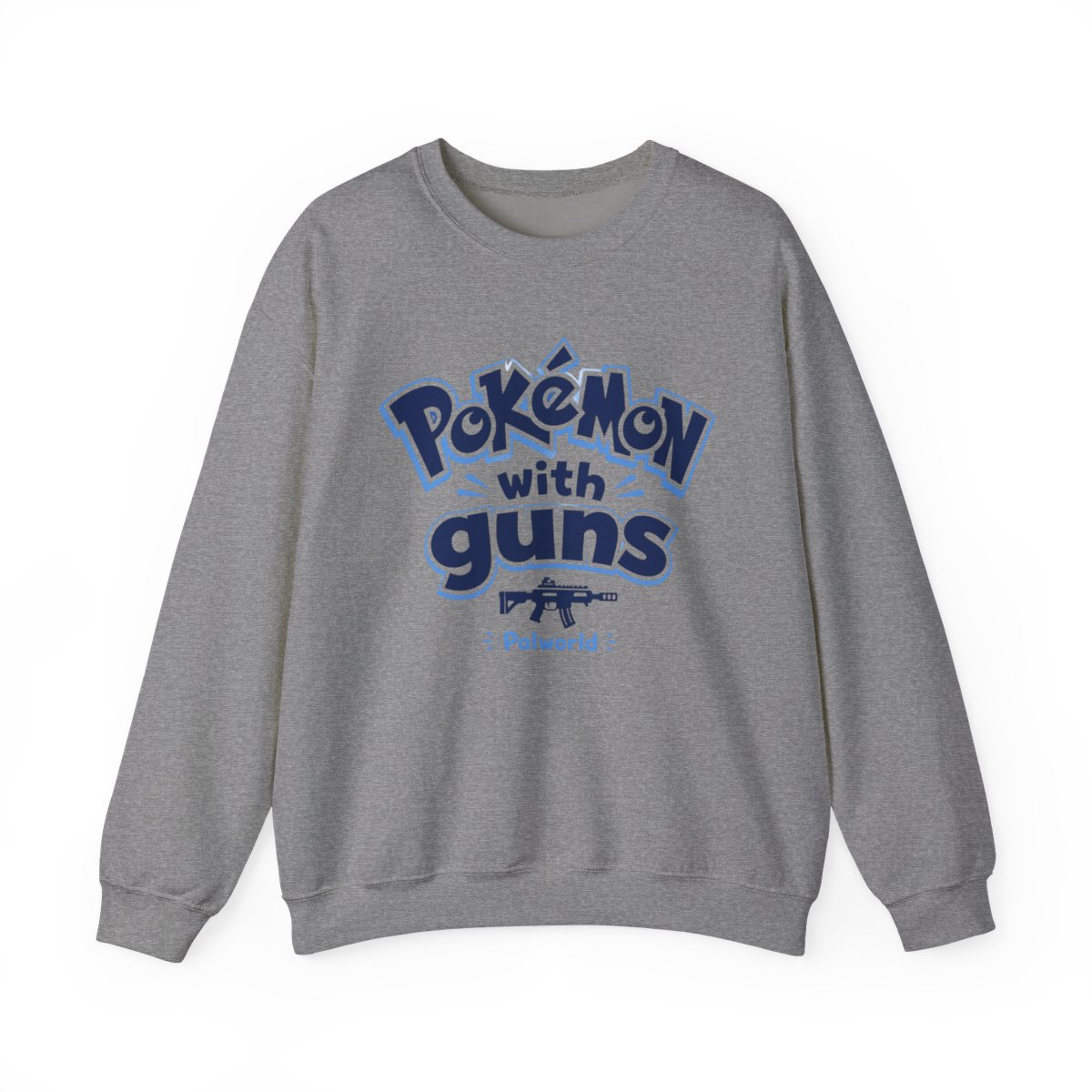 Palworld "Pokémon with guns" Crewneck - alternate angle 2, merchandise
