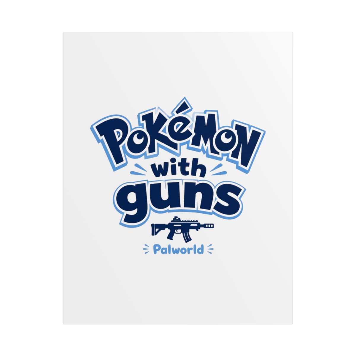 Palworld "Pokémon with guns" Poster - alternate angle 1, merchandise