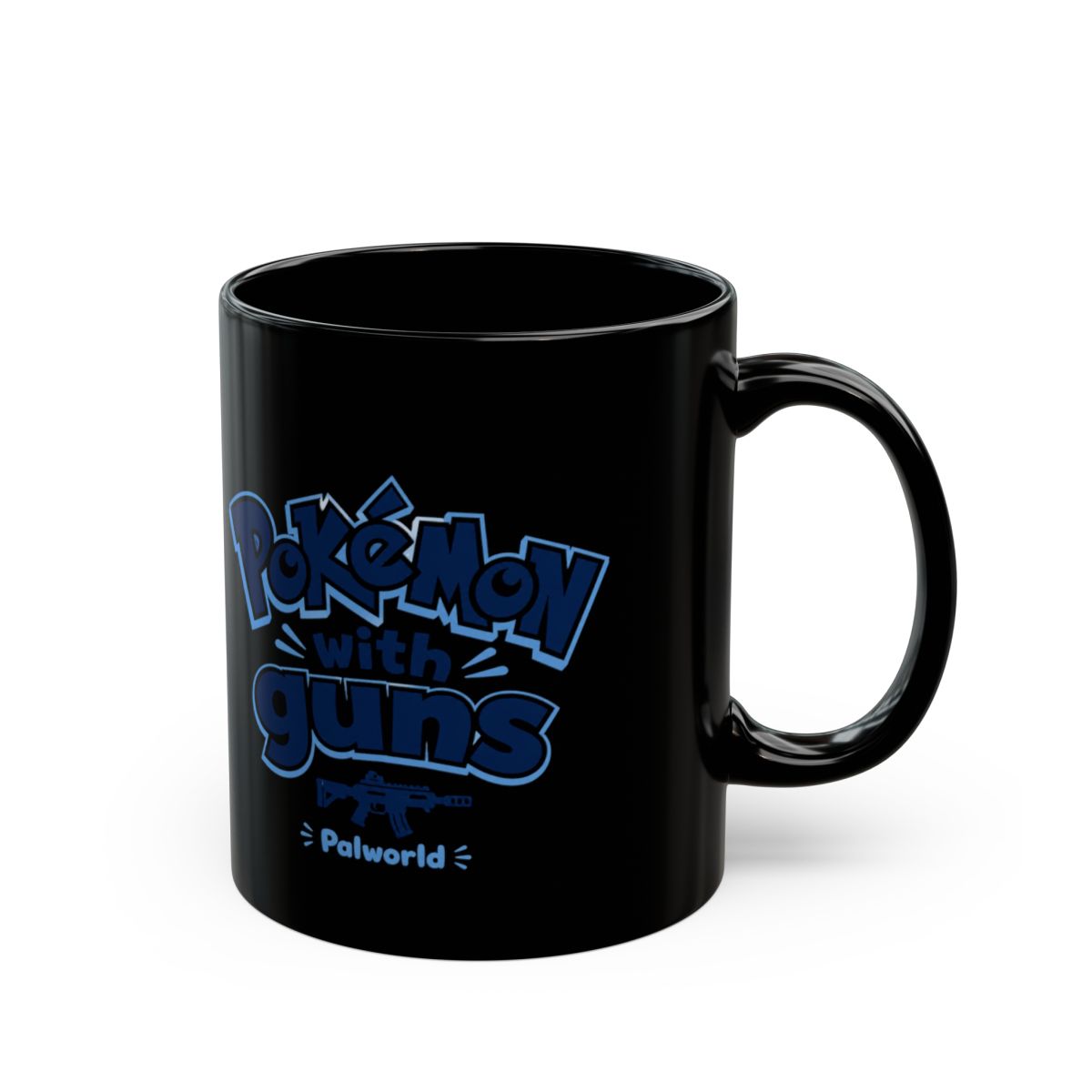 Palworld "Pokémon with guns" Black Mug