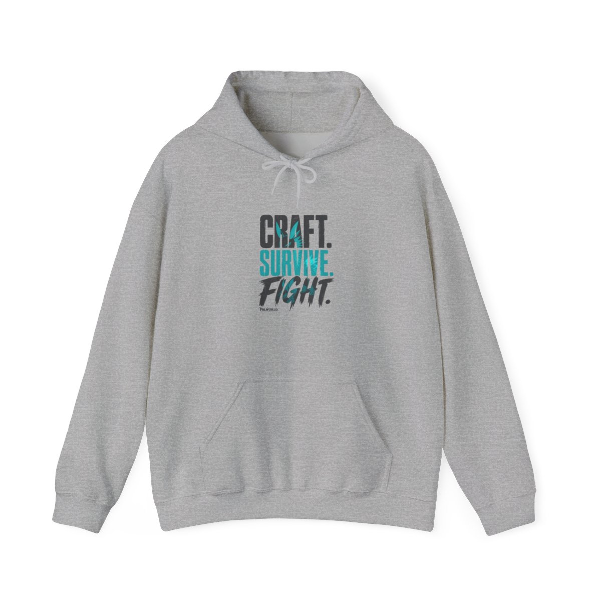 Palworld "Craft. Survive. Fight." Hoodie - alternate angle 3, merchandise