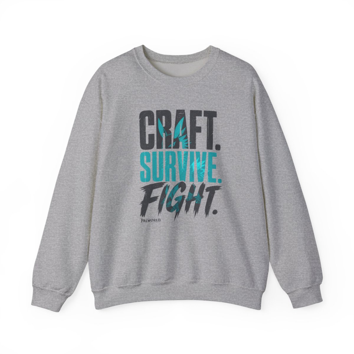 Palworld "Craft. Survive. Fight." Crewneck - Official sweatshirts merchandise