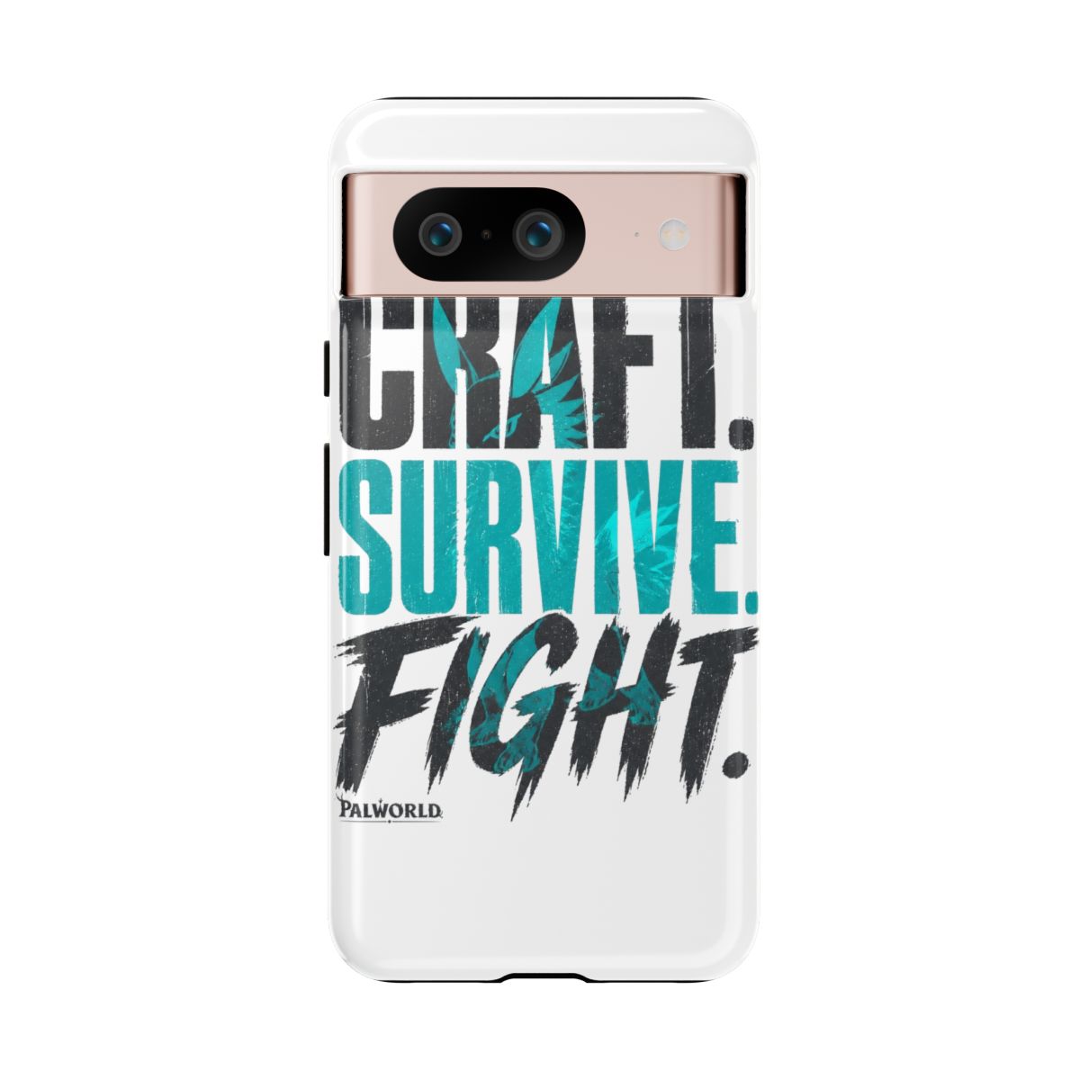 Palworld "Craft. Survive. Fight." Phone Case - alternate angle 3, merchandise