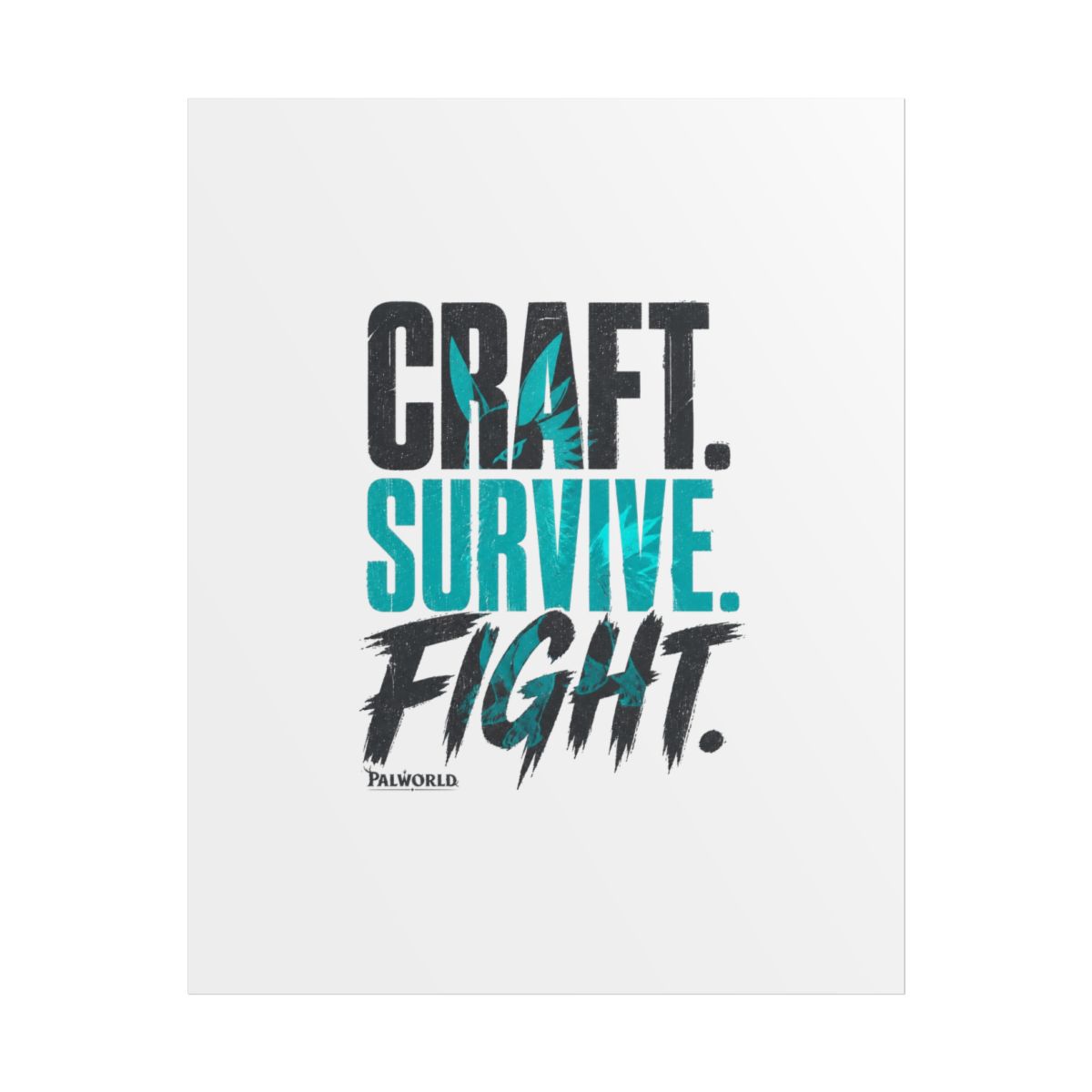 Palworld "Craft. Survive. Fight." Poster - Official Posters & Wall Art merchandise