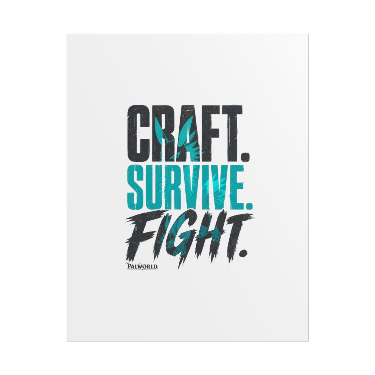 Palworld "Craft. Survive. Fight." Poster - alternate angle 1, merchandise