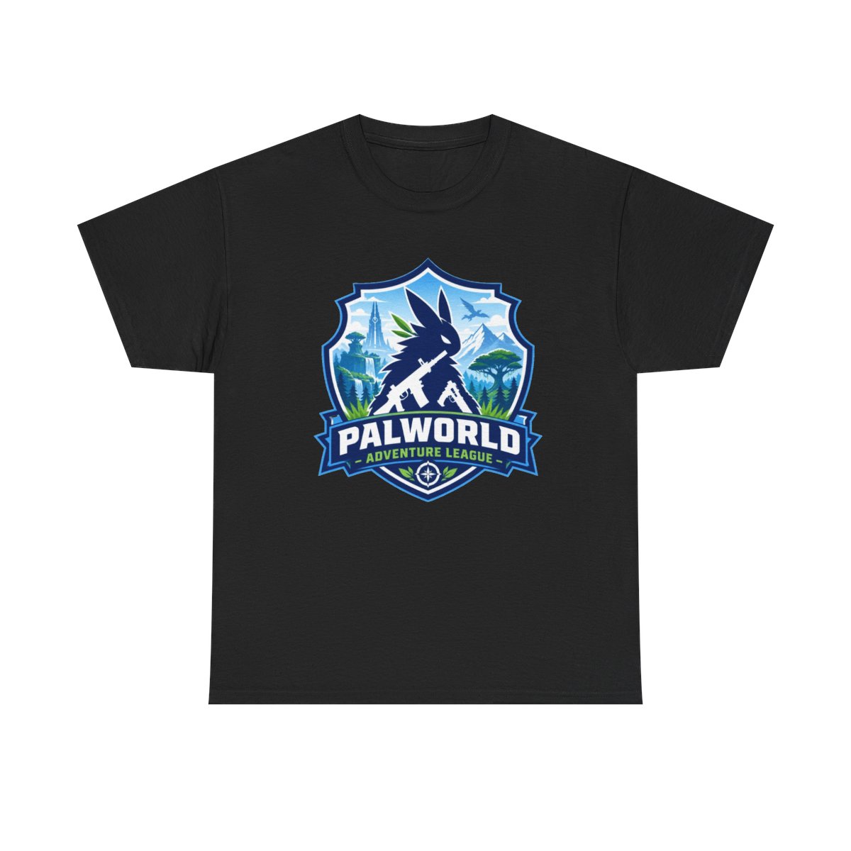 Palworld "Palworld Adventure League" Unisex Tee - alternate angle 2, merchandise