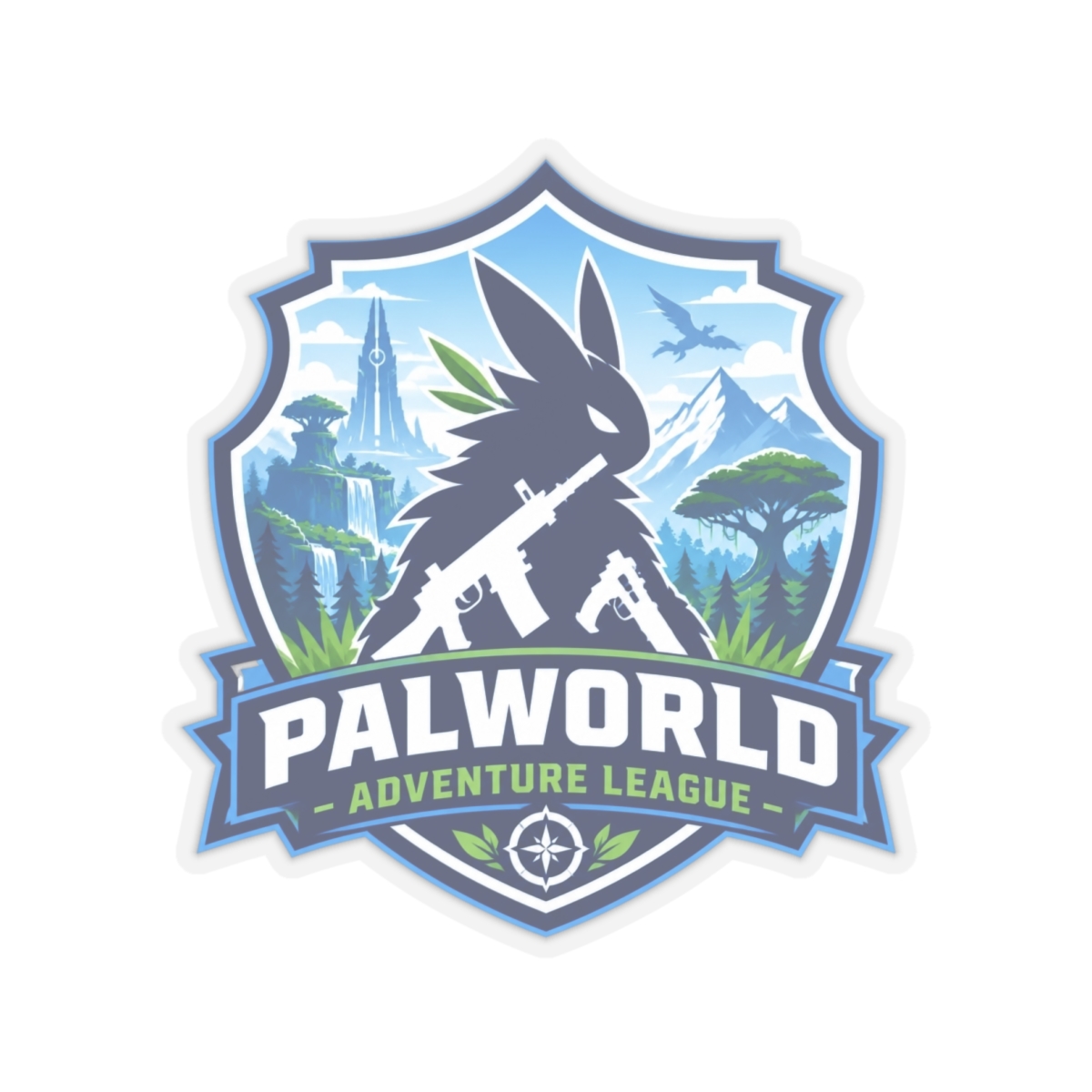 Palworld "Palworld Adventure League" Sticker - alternate angle 2, merchandise