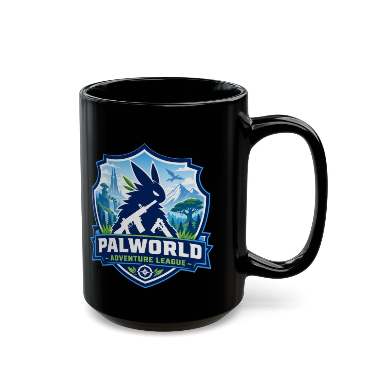 Palworld "Palworld Adventure League" Black Mug - alternate angle 5, merchandise
