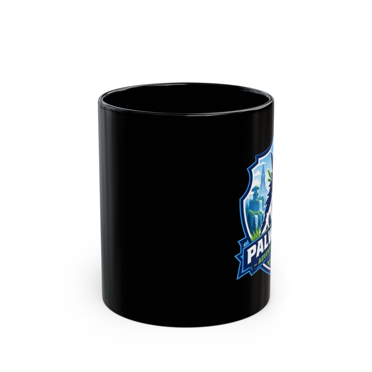 Palworld "Palworld Adventure League" Black Mug - alternate angle 1, merchandise