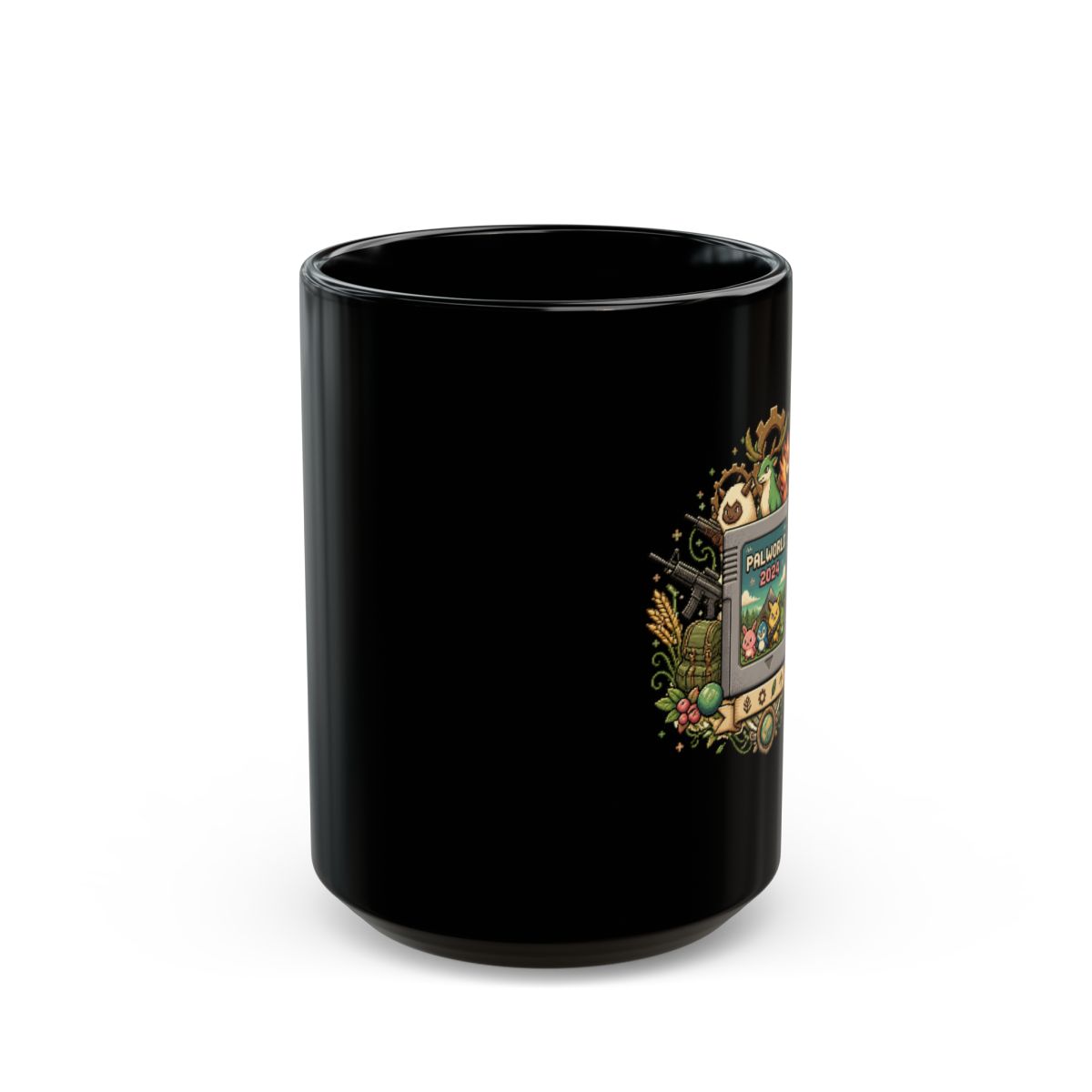 Palworld "Palworld 2024" Black Mug - alternate angle 4, merchandise
