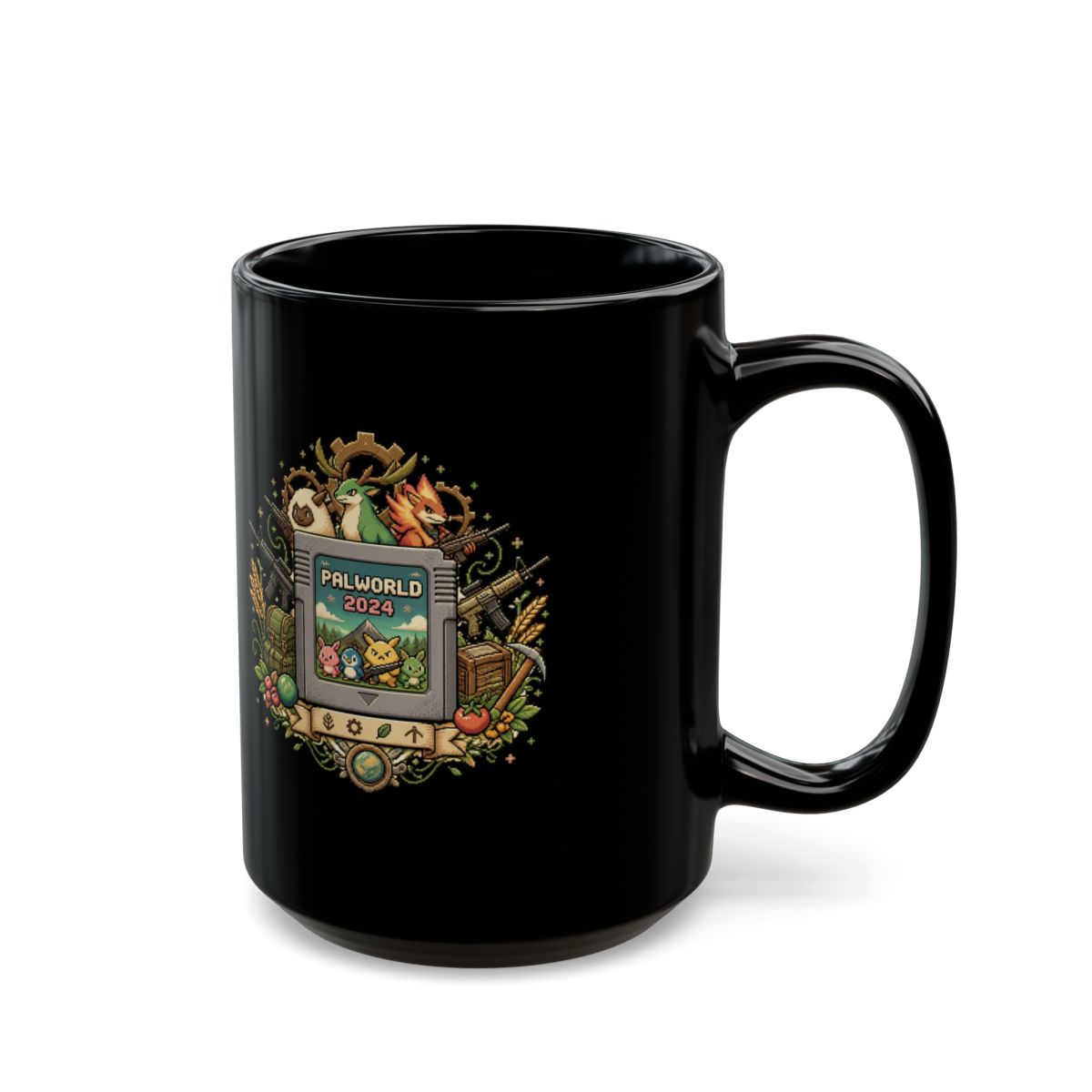 Palworld "Palworld 2024" Black Mug - alternate angle 5, merchandise