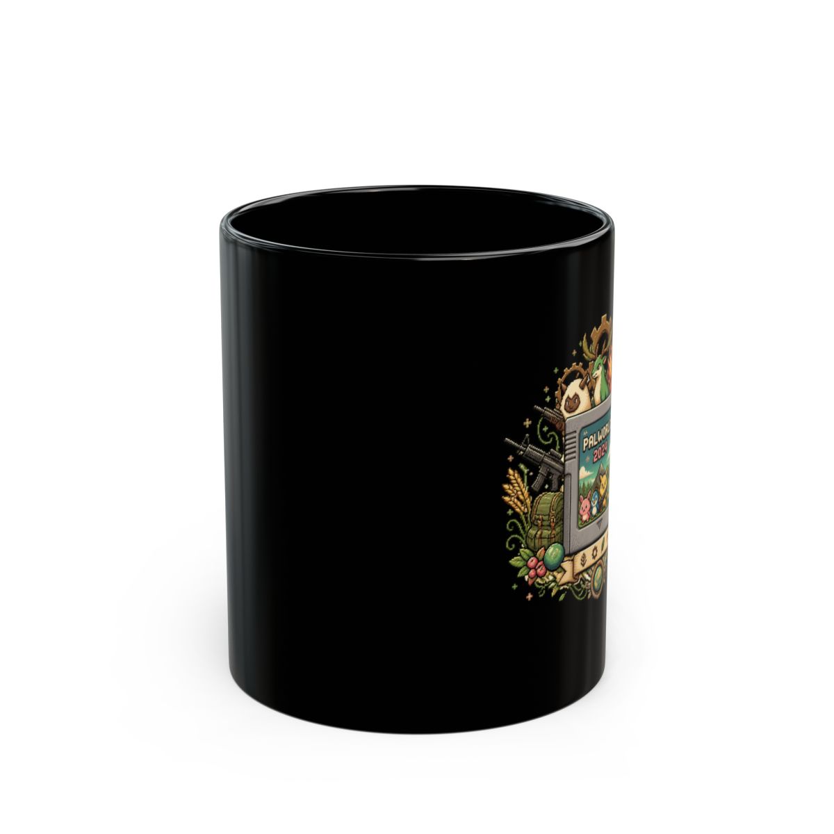 Palworld "Palworld 2024" Black Mug - alternate angle 1, merchandise