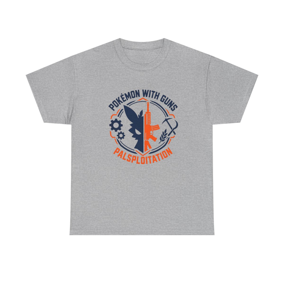 Palworld "Pokémon with Guns" Unisex Tee - alternate angle 3, merchandise